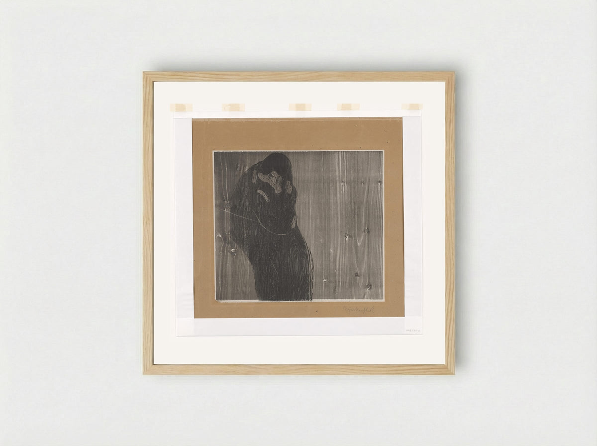 The Kiss III - Edvard Munch - Framed Print Wood