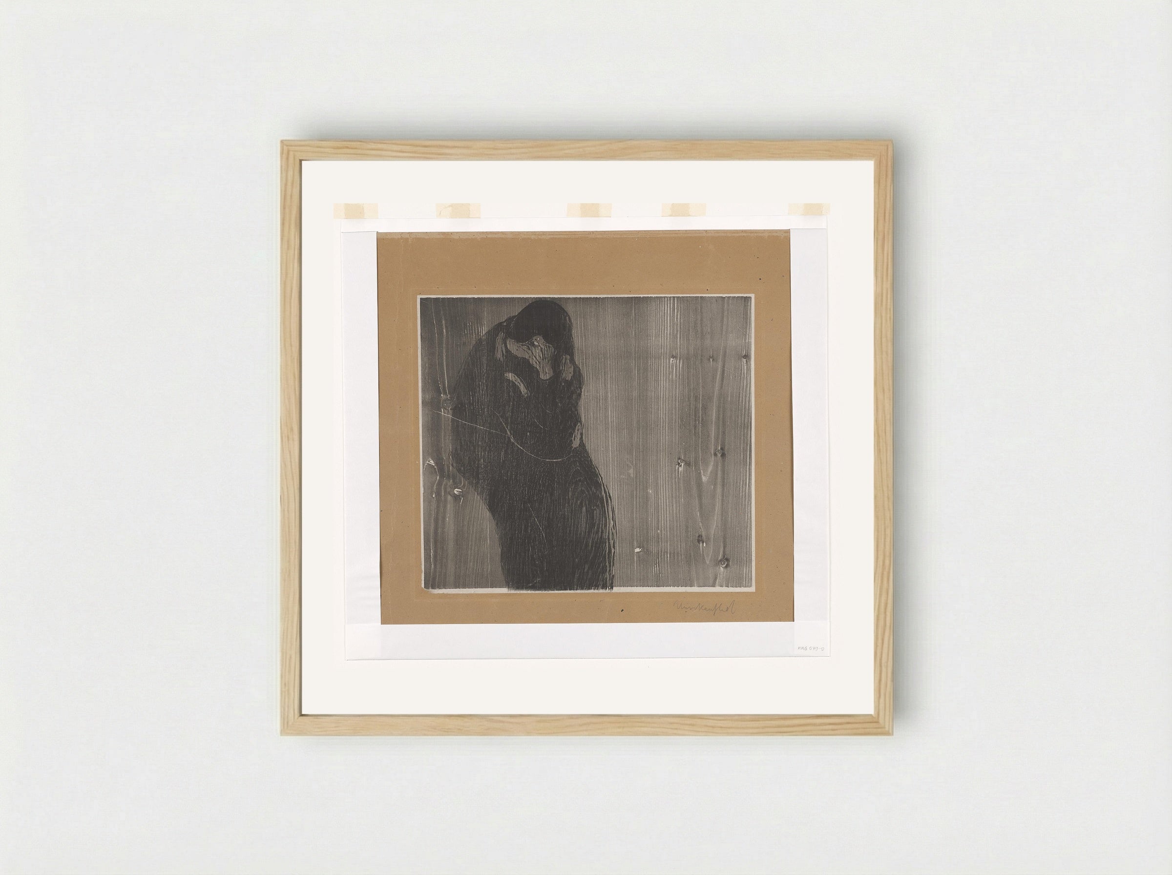 The Kiss III - Edvard Munch - Framed Print Wood