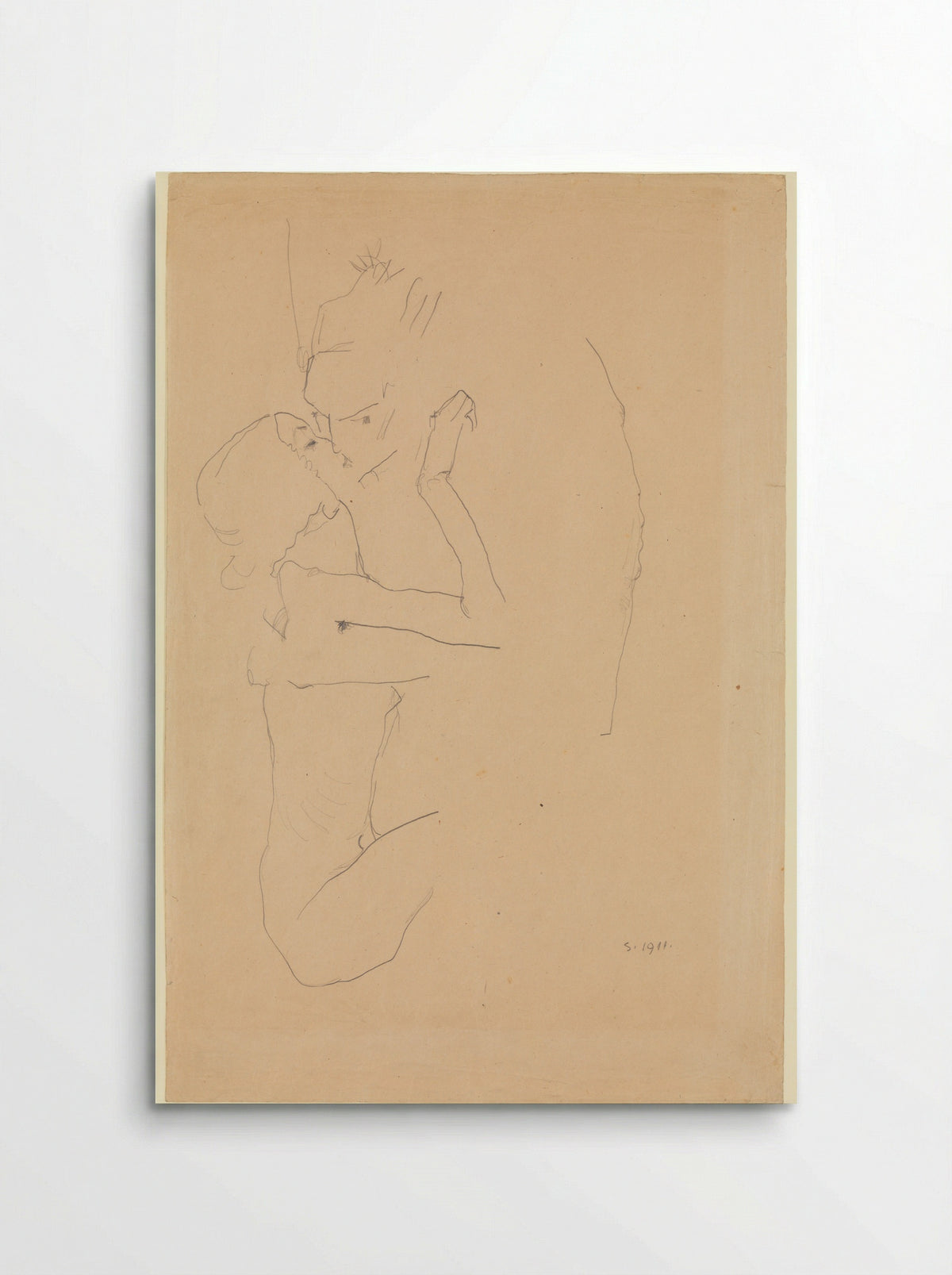 The Kiss (Lovers) - Egon Schiele - Poster