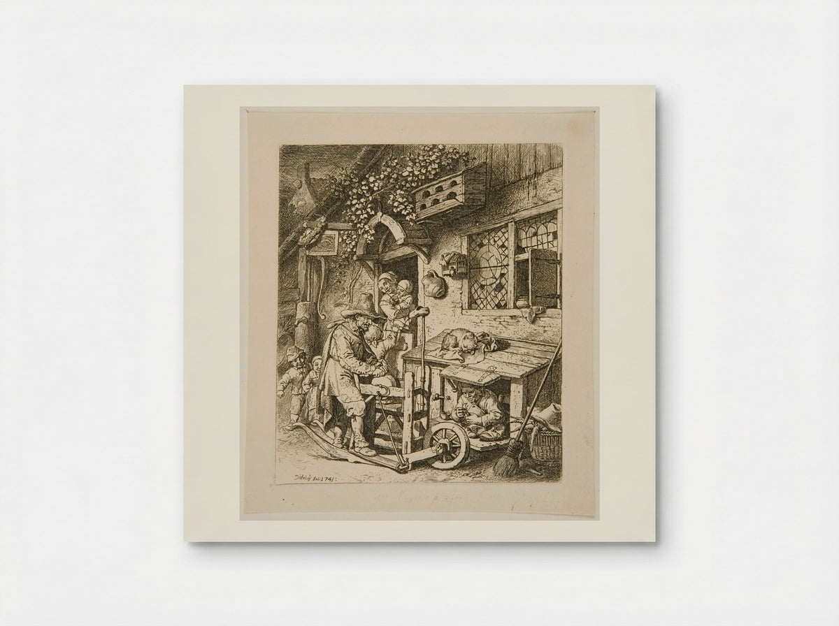 The Knife-Grinder - Christian Wilhelm Ernst Dietrich - Poster