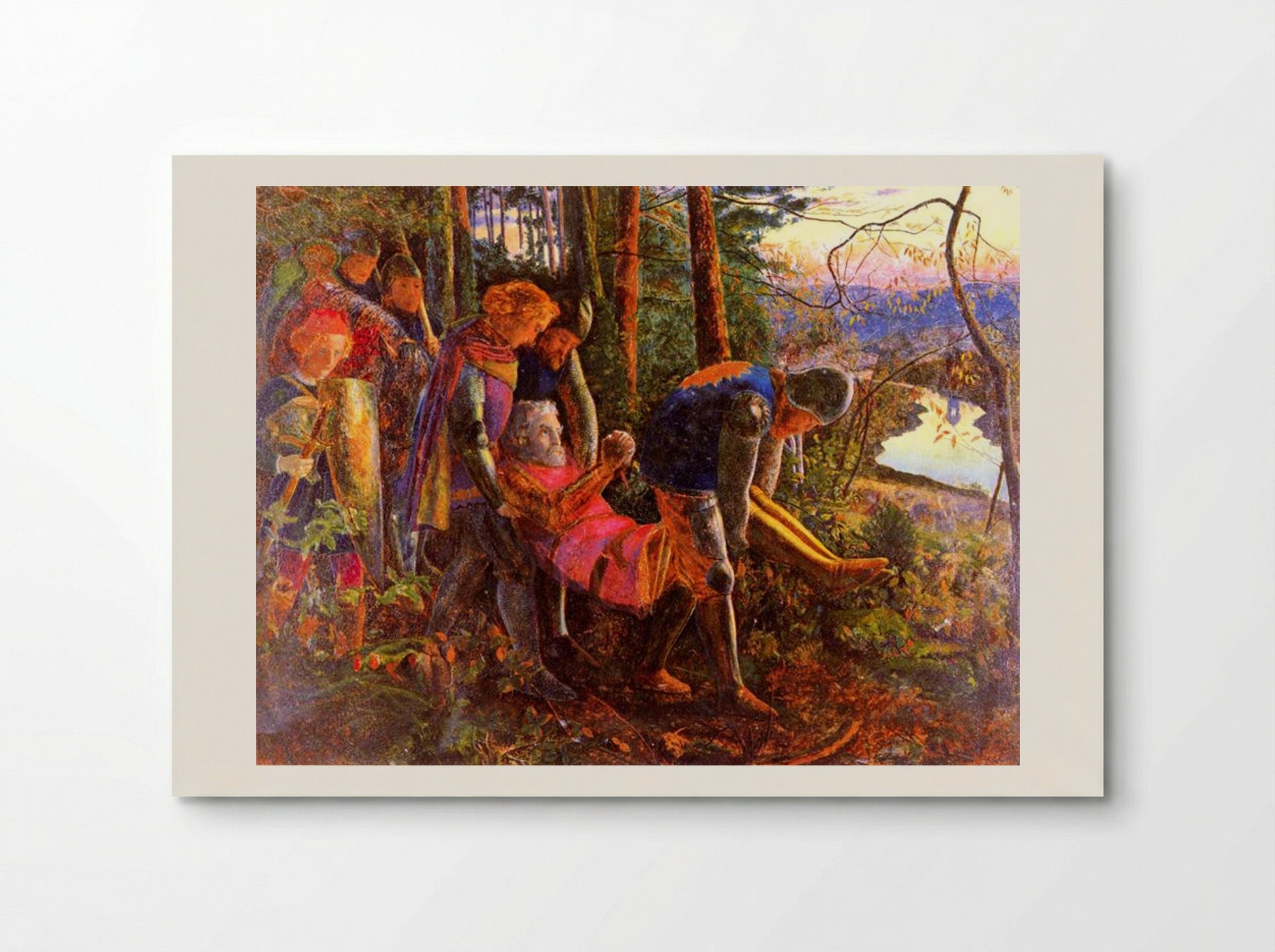 The Knight of the Sun - Arthur Hughes - Poster