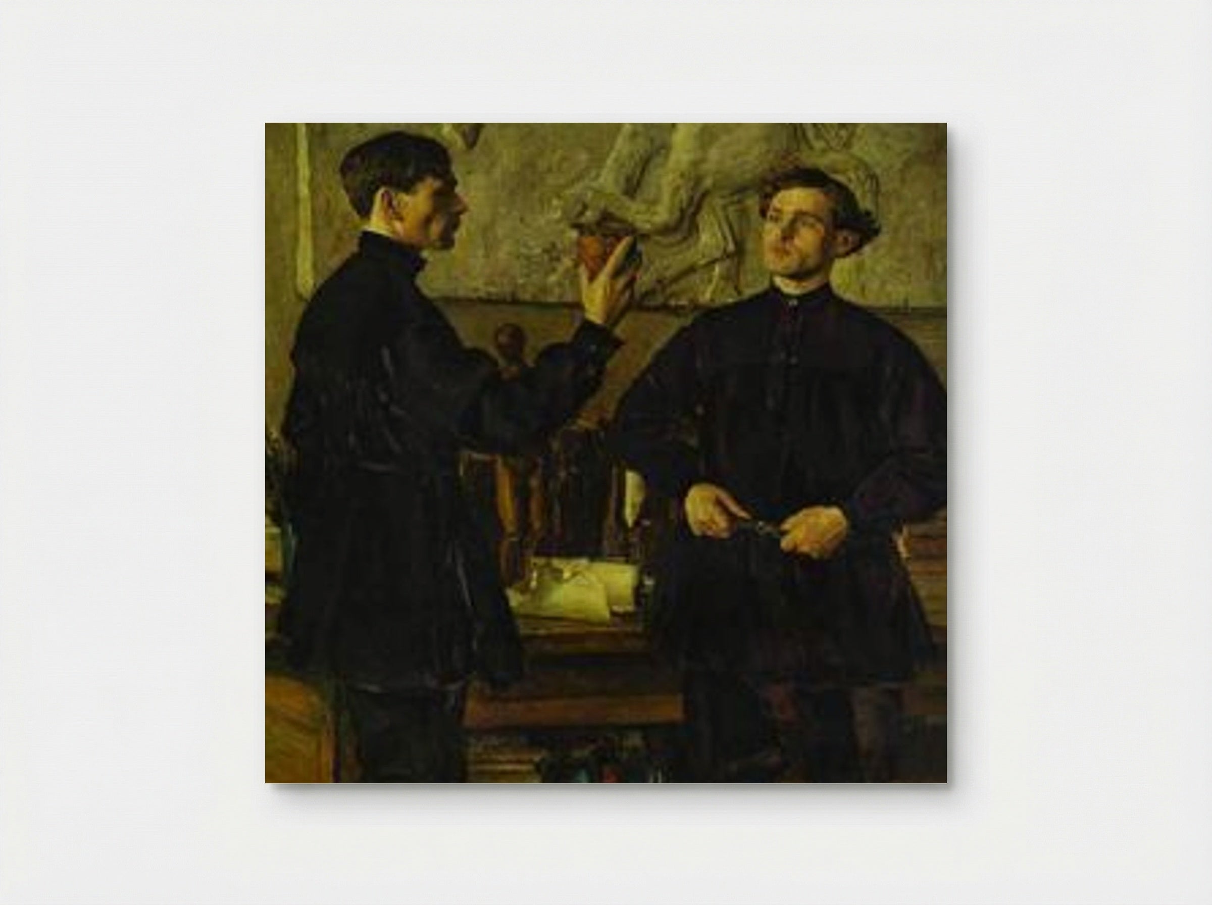The Korin Brothers - Mikhail Nesterov - Poster
