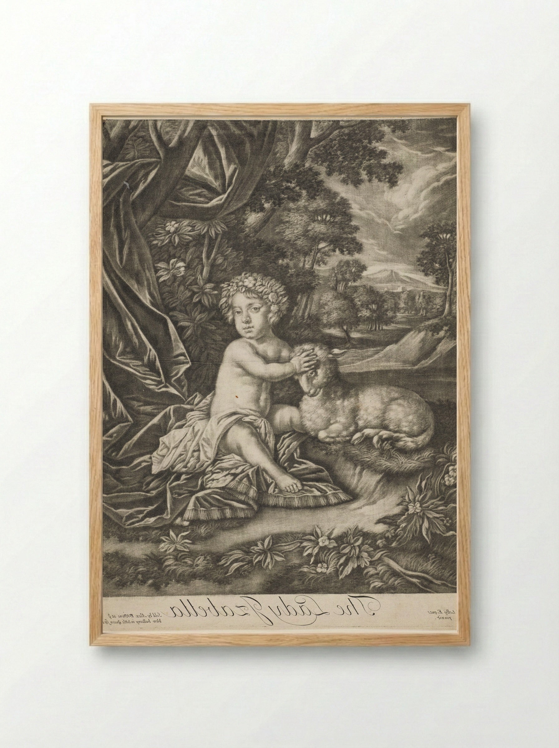 The Lady Isabella - Alexander Browne - Framed Print Wood