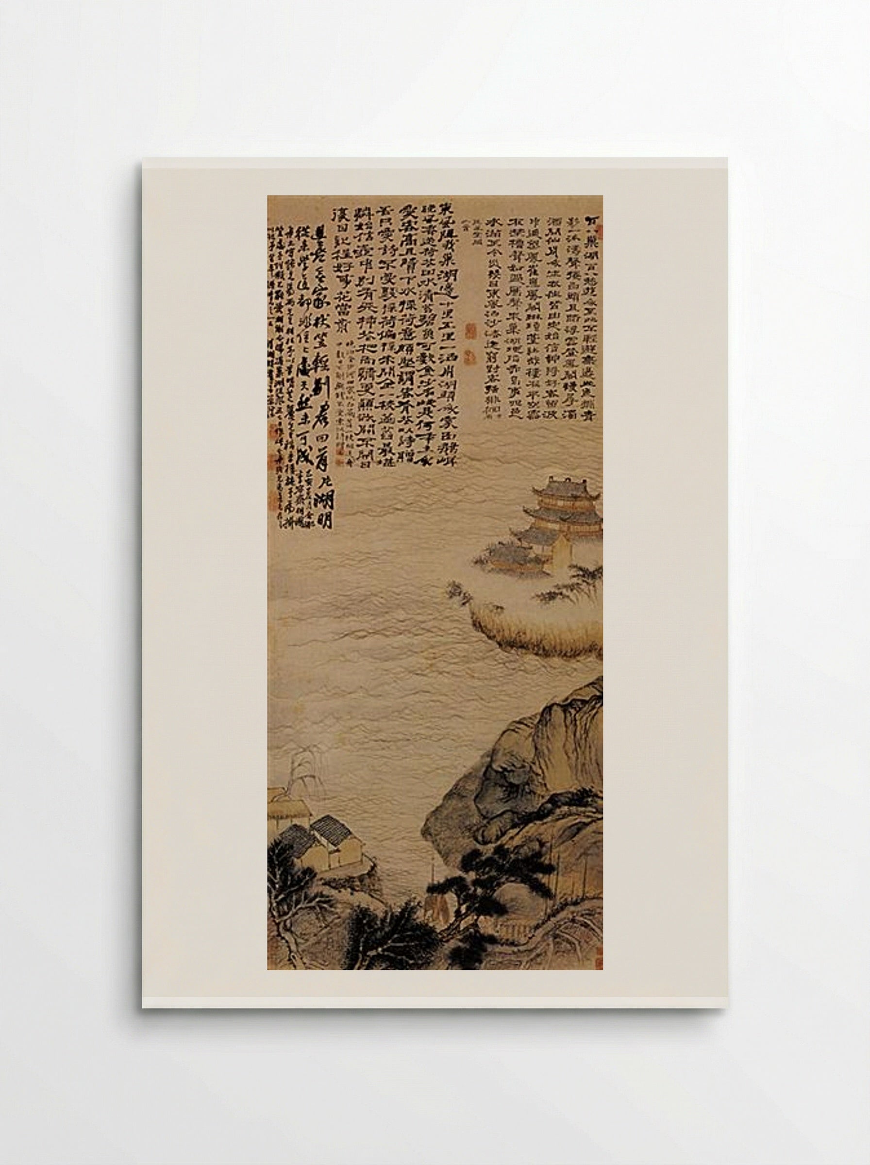 The Lake Cao - Shitao - Poster