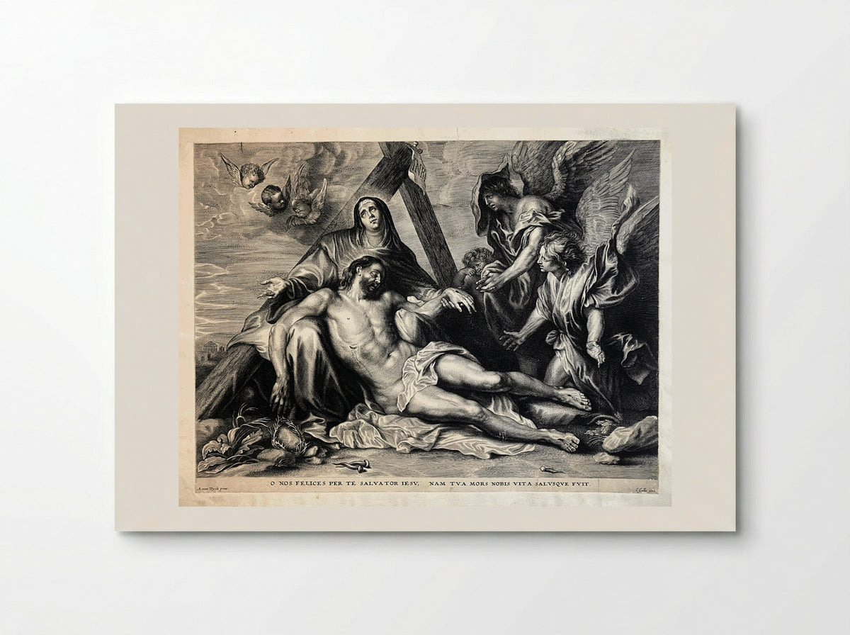 The Lamentation - Cornelis Galle (II) - Poster