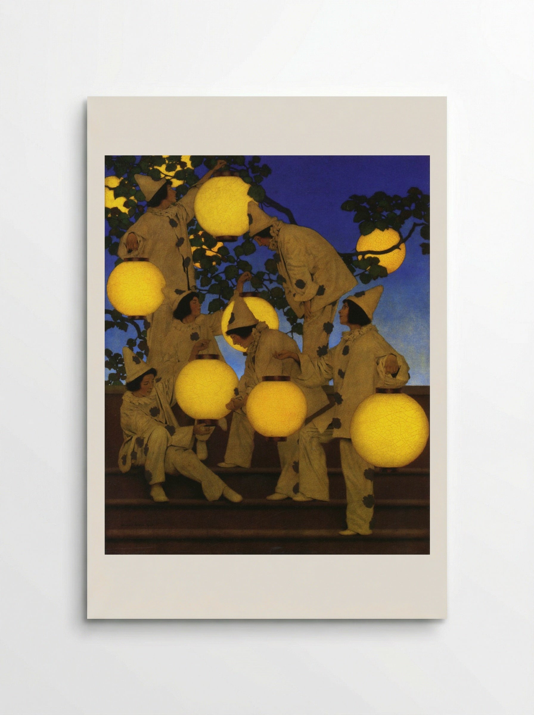 The Lantern Bearers - Maxfield Parrish - Poster