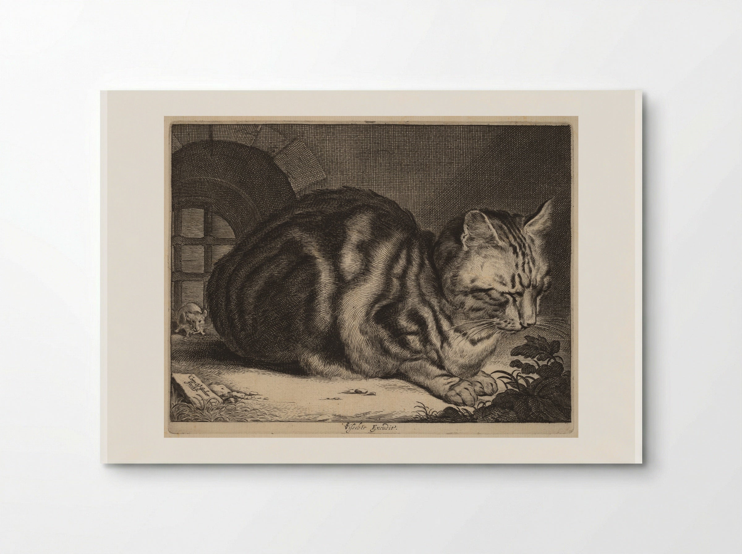 The Large Cat - Cornelis Visscher - Poster