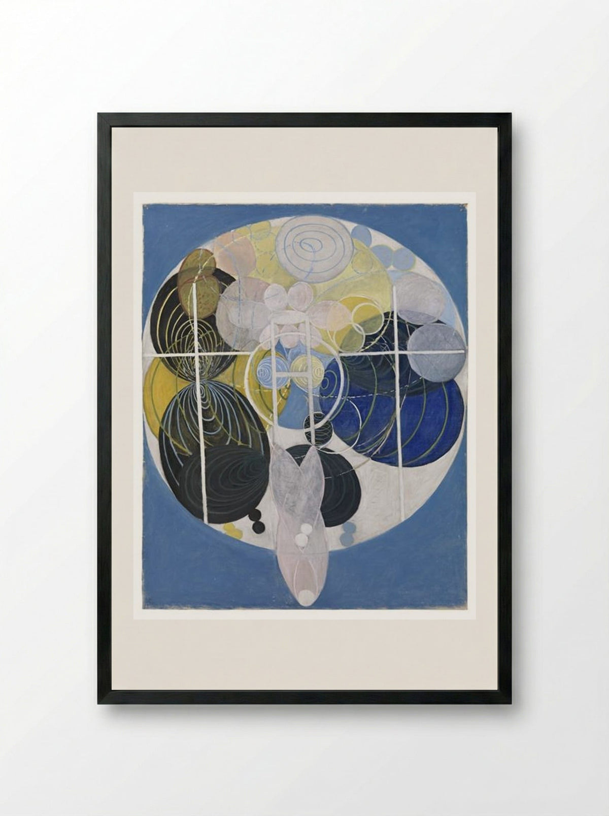 The Large Figure Paintings, nr 5 - Hilma af Klint - Framed Print Black