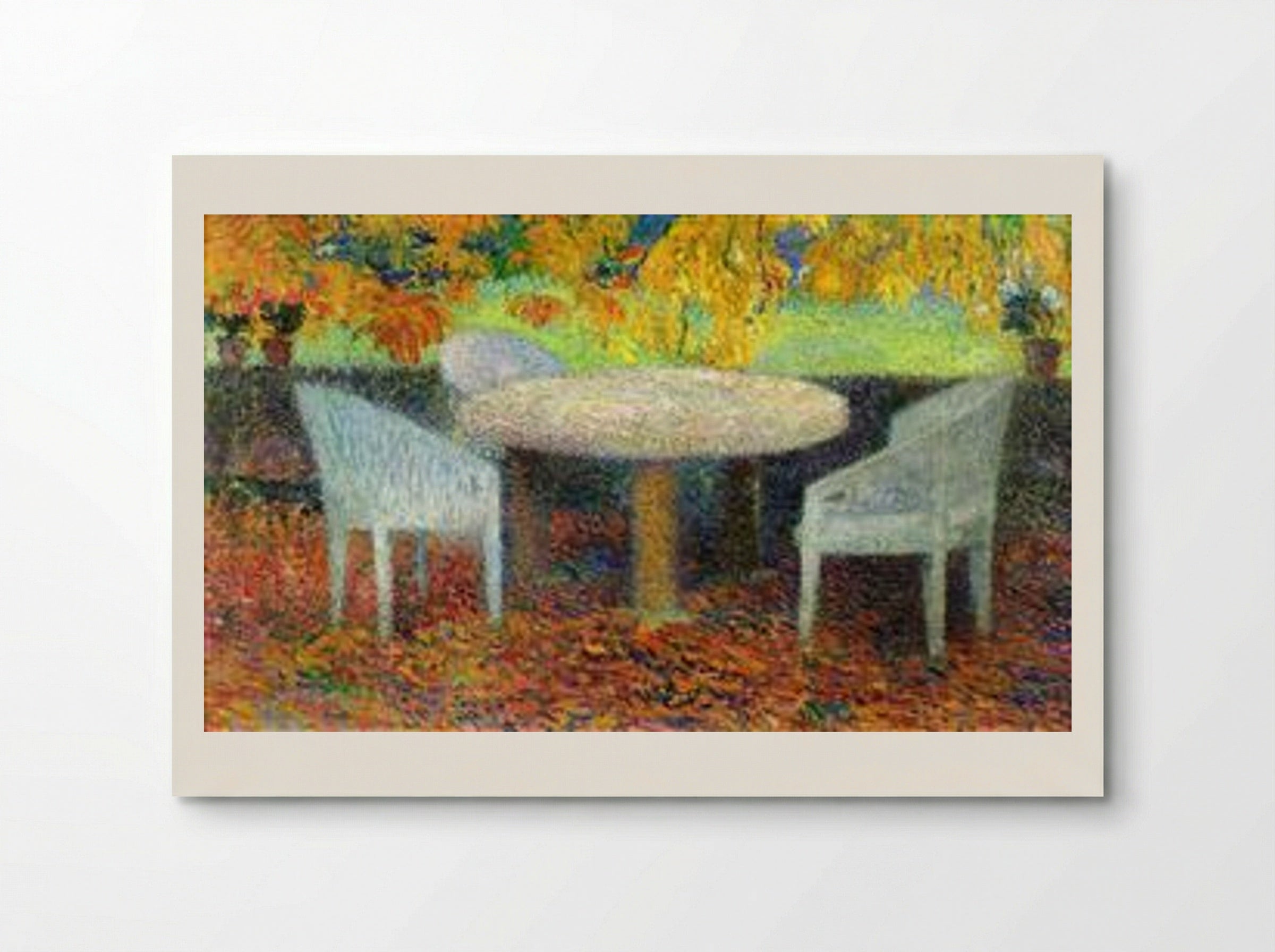 The Large Stone Table under the Chestnut Trees at Marquayrol - Henri Martin - Poster