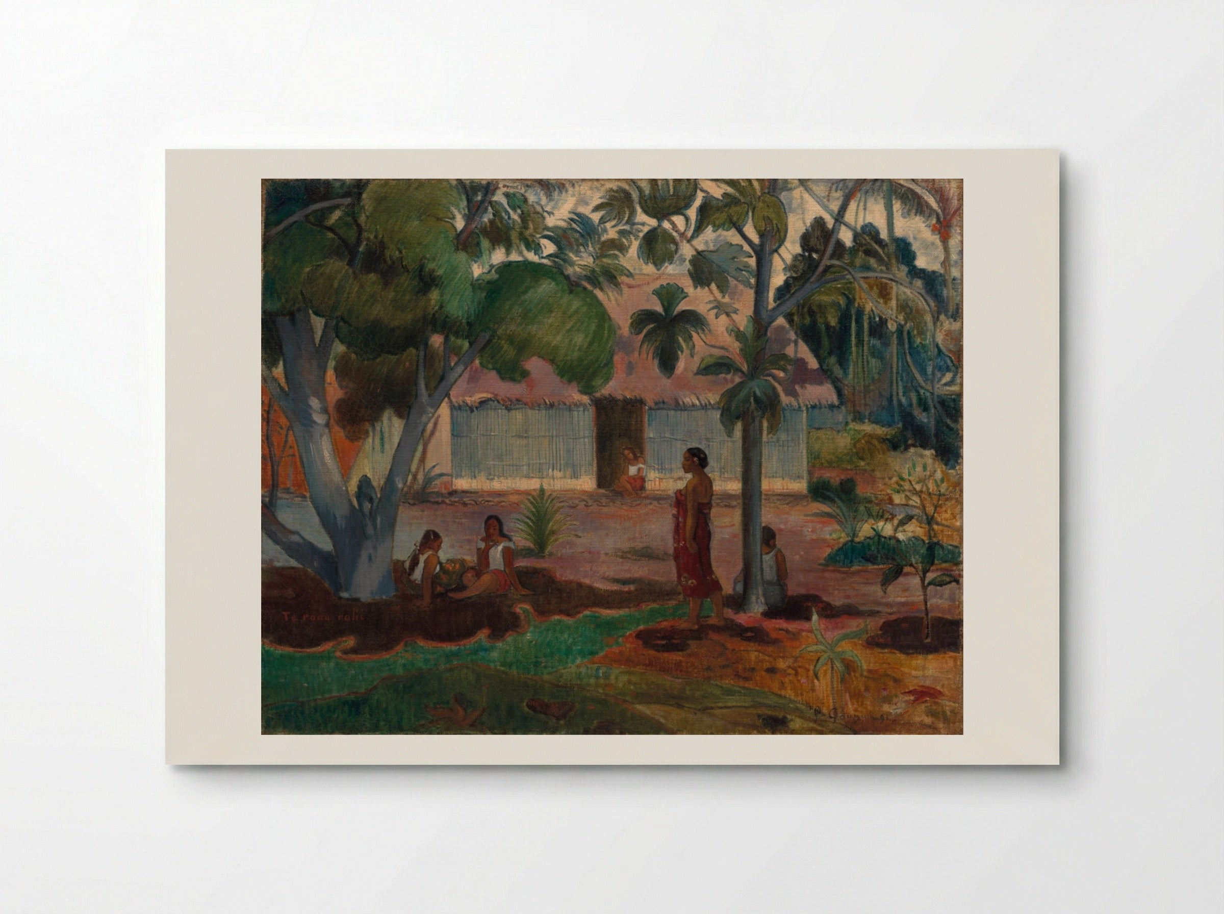 The Large Tree - Paul Gauguin - Poster