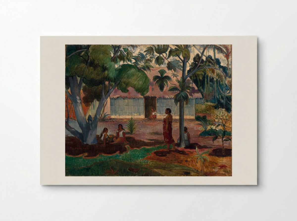 The Large Tree - Paul Gauguin - Poster