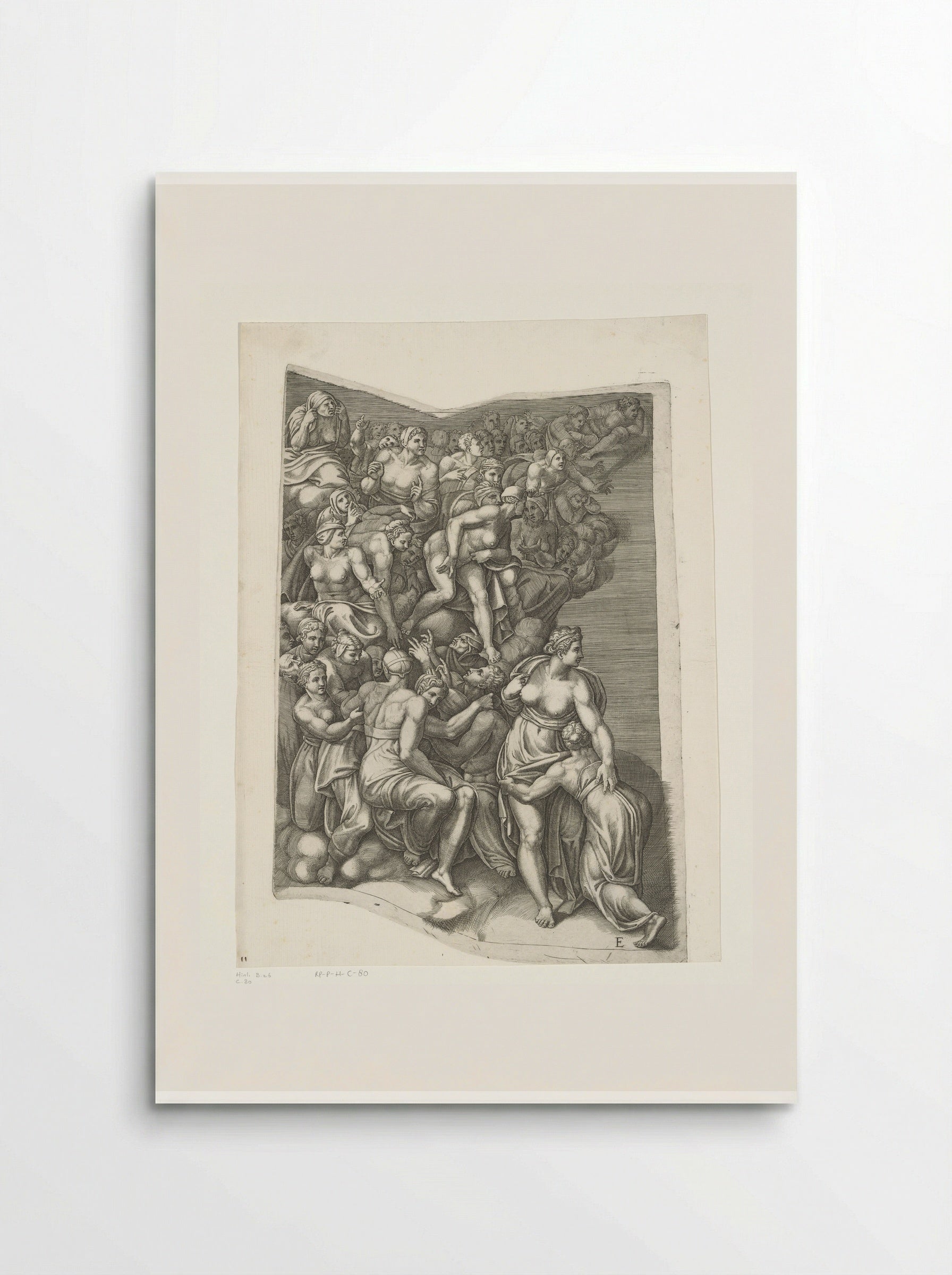 The Last Judgment, Plate E - Giorgio Ghisi - Poster
