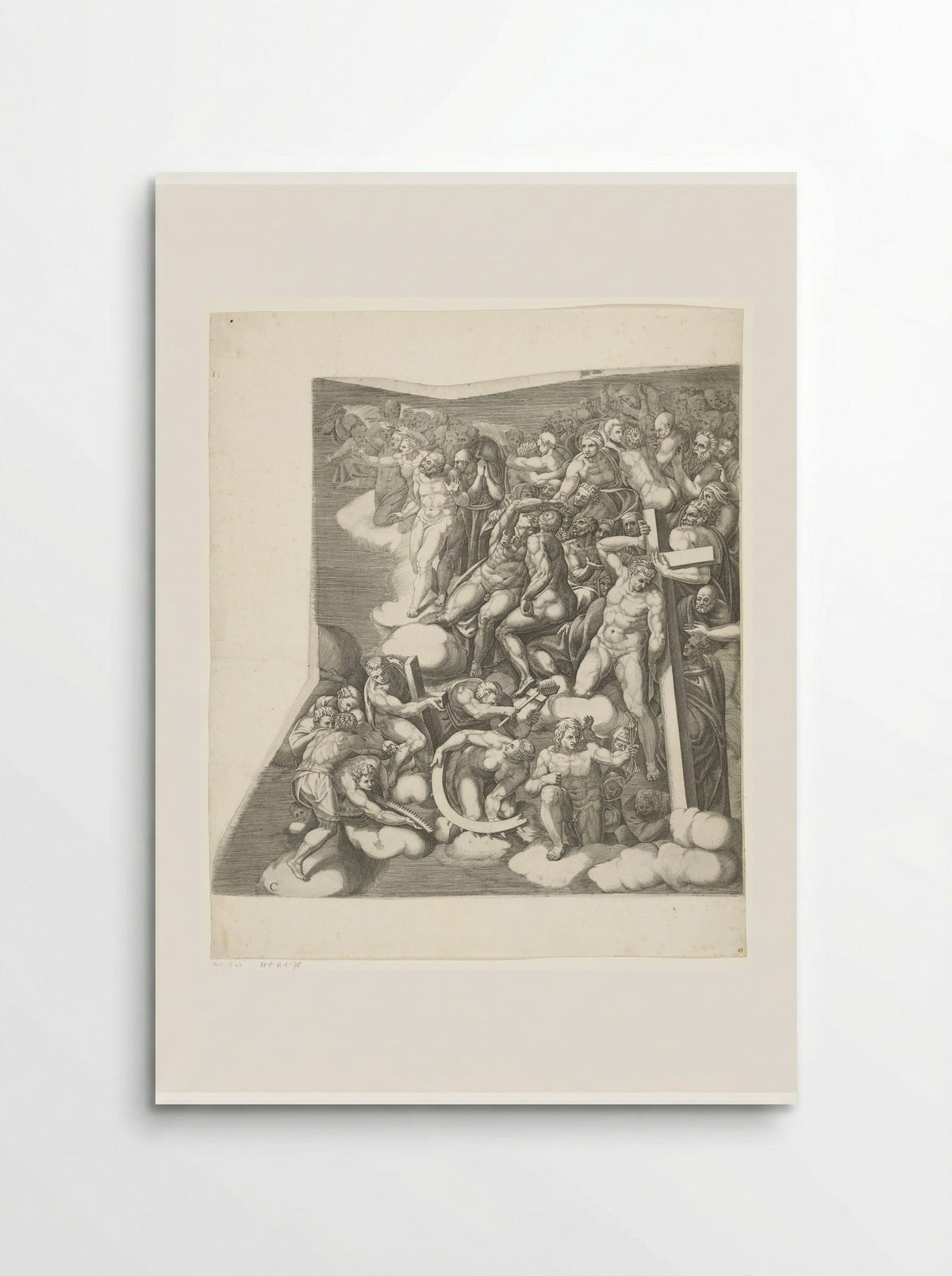 The Last Judgment, Sheet C - Giorgio Ghisi - Poster