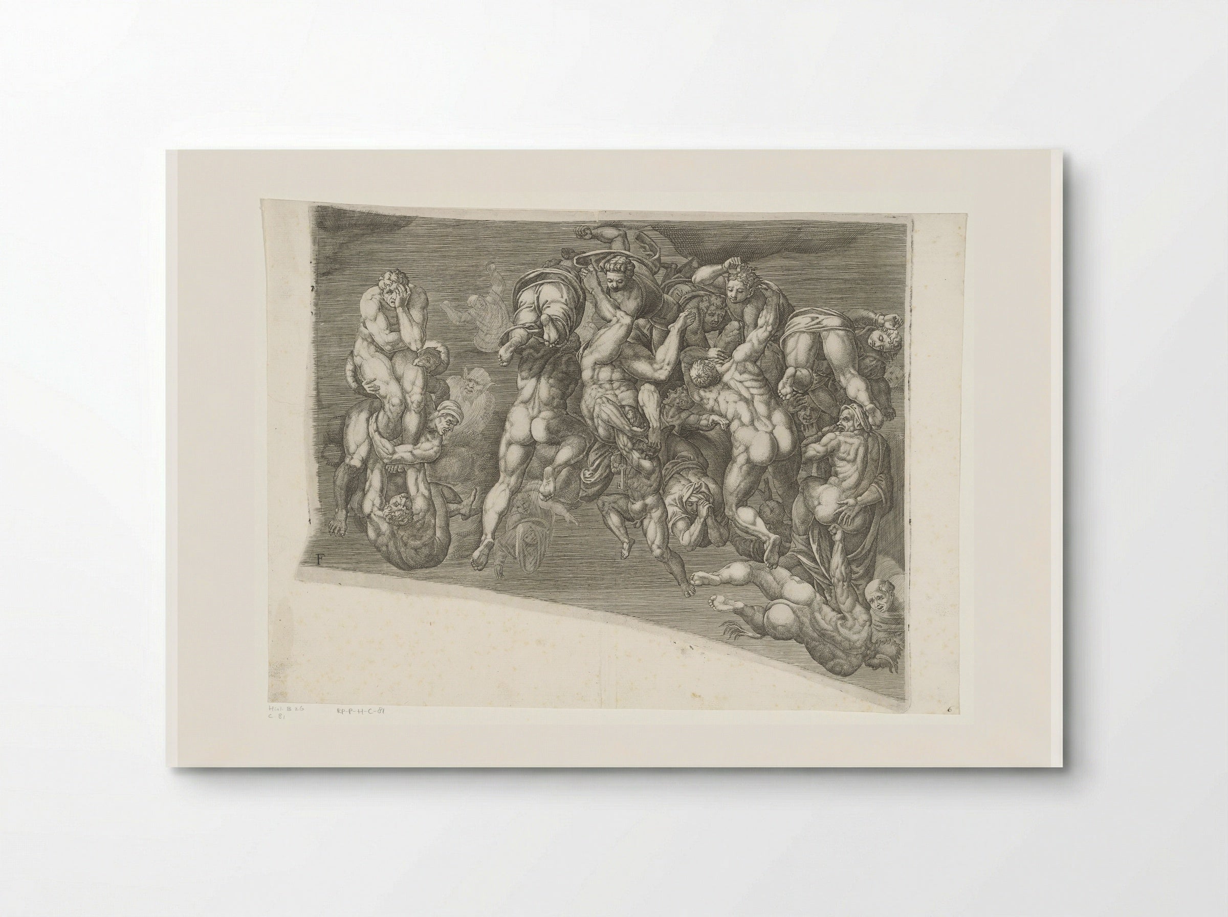 The Last Judgment, Sheet F - Giorgio Ghisi - Poster