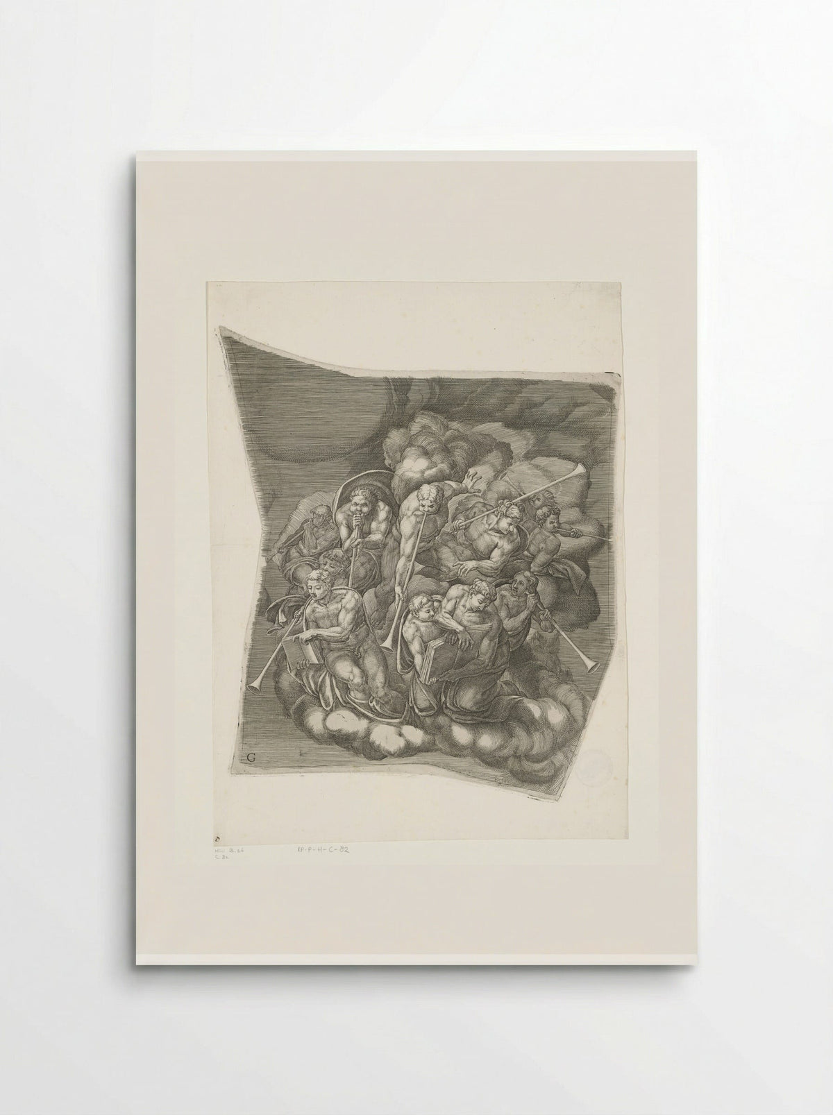 The Last Judgment, Sheet G - Giorgio Ghisi - Poster