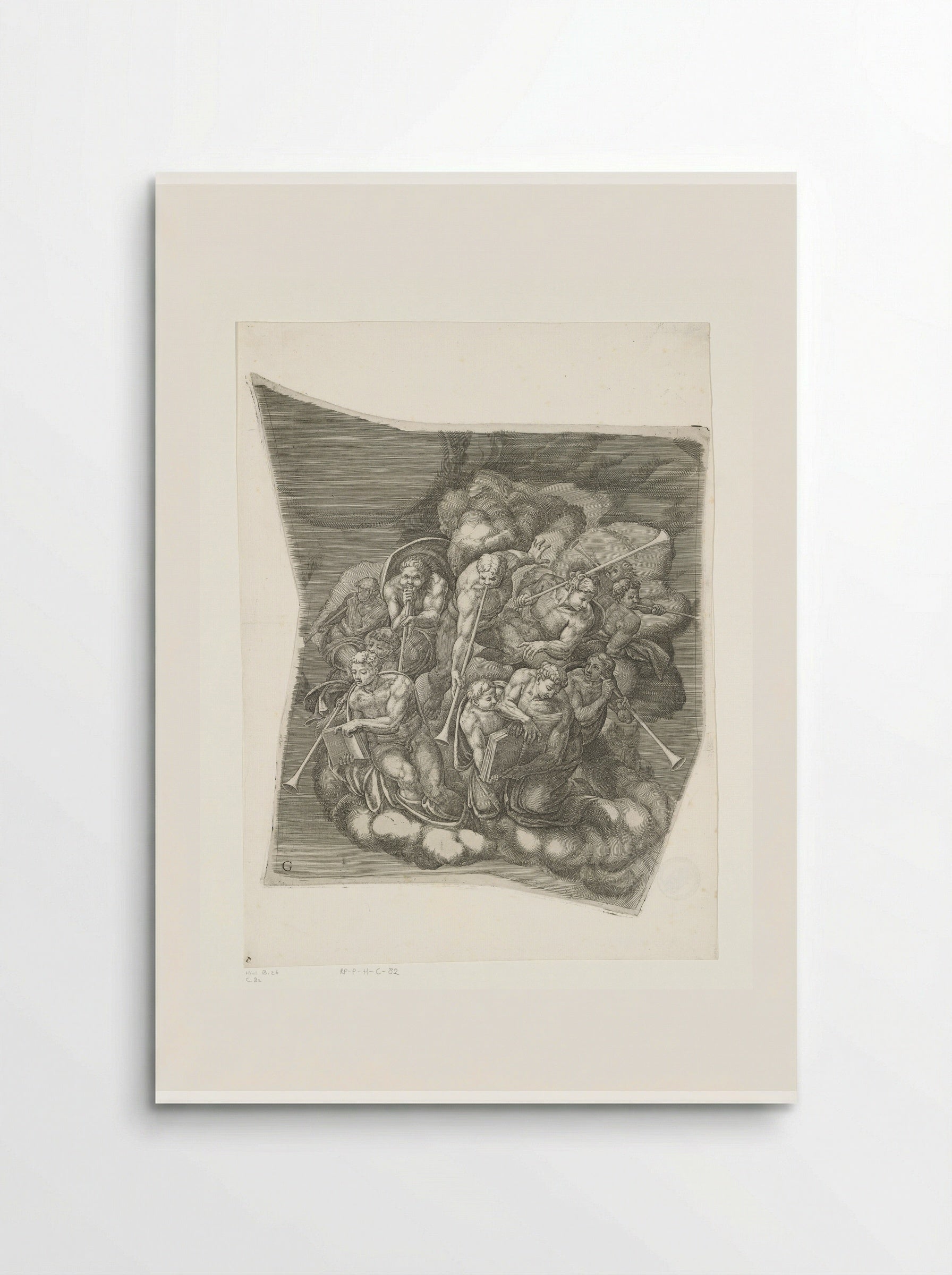 The Last Judgment, Sheet G - Giorgio Ghisi - Poster