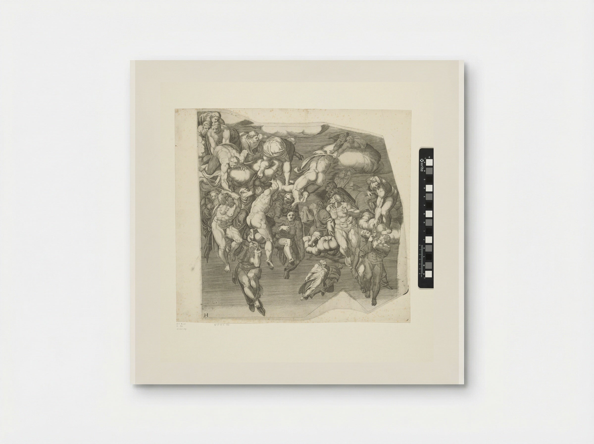 The Last Judgment (Sheet H) - Giorgio Ghisi - Poster