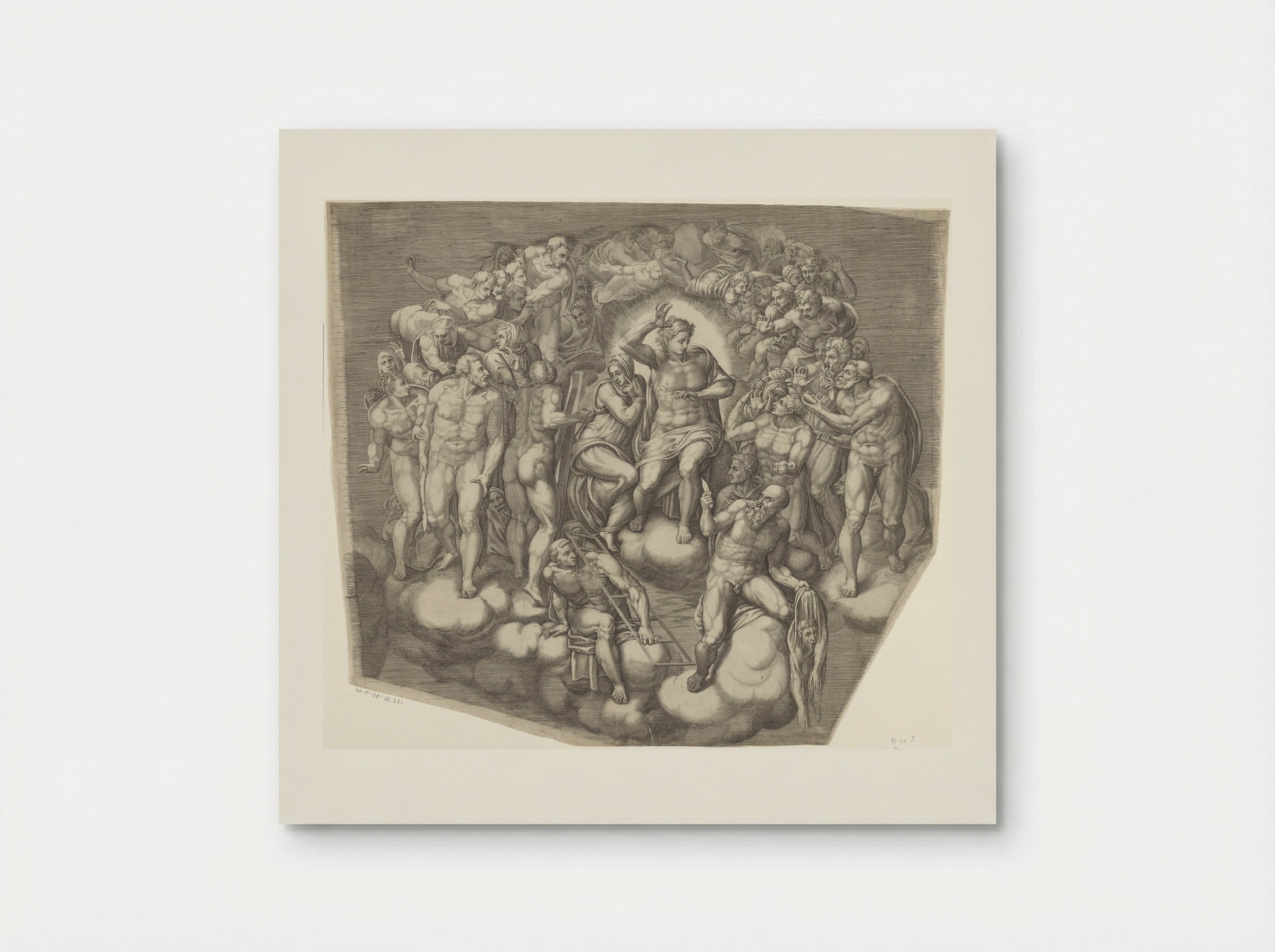 The Last Judgment - Giorgio Ghisi - Poster
