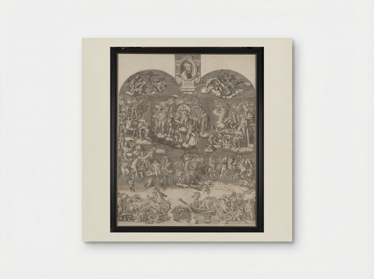 The Last Judgment - Giorgio Ghisi - Poster