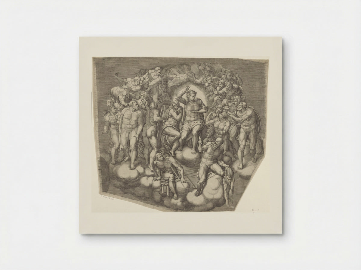 The Last Judgment - Giorgio Ghisi - Poster