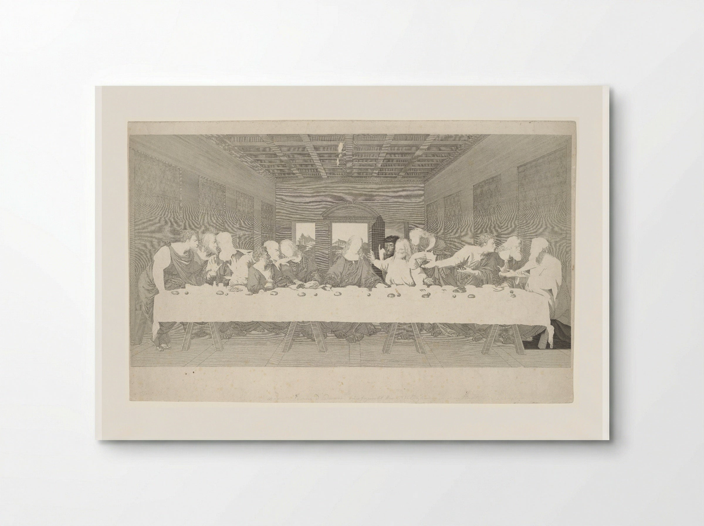 The Last Supper (After Leonardo da Vinci) - Raphael Morghen - Poster