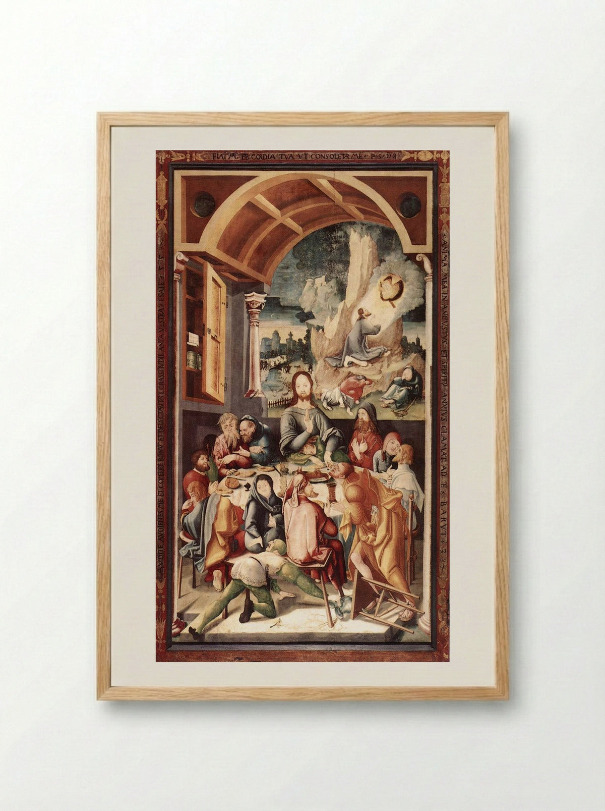 The Last Supper - Jerg Ratgeb - Framed Print Wood