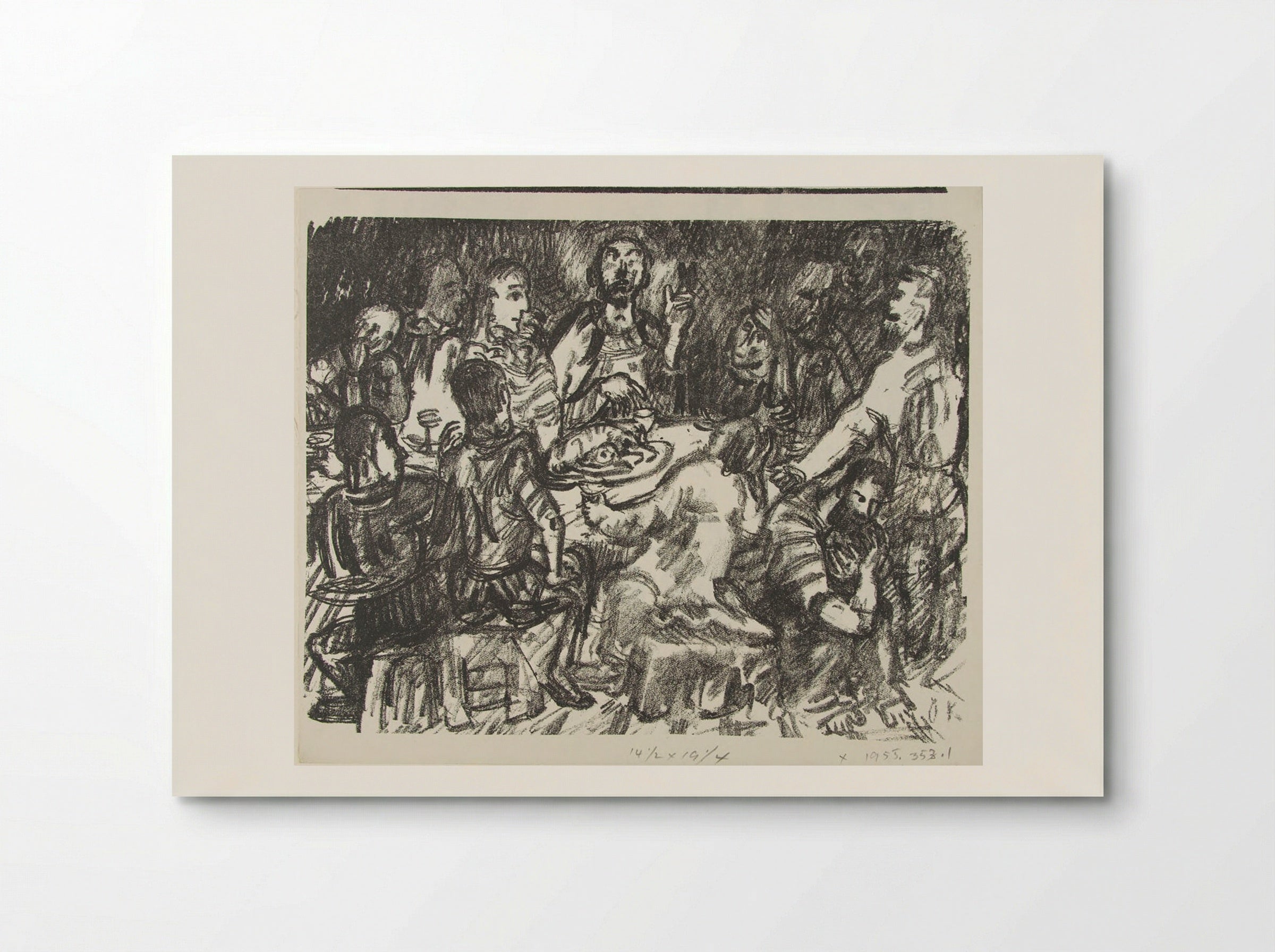 The Last Supper - Oskar Kokoschka - Poster
