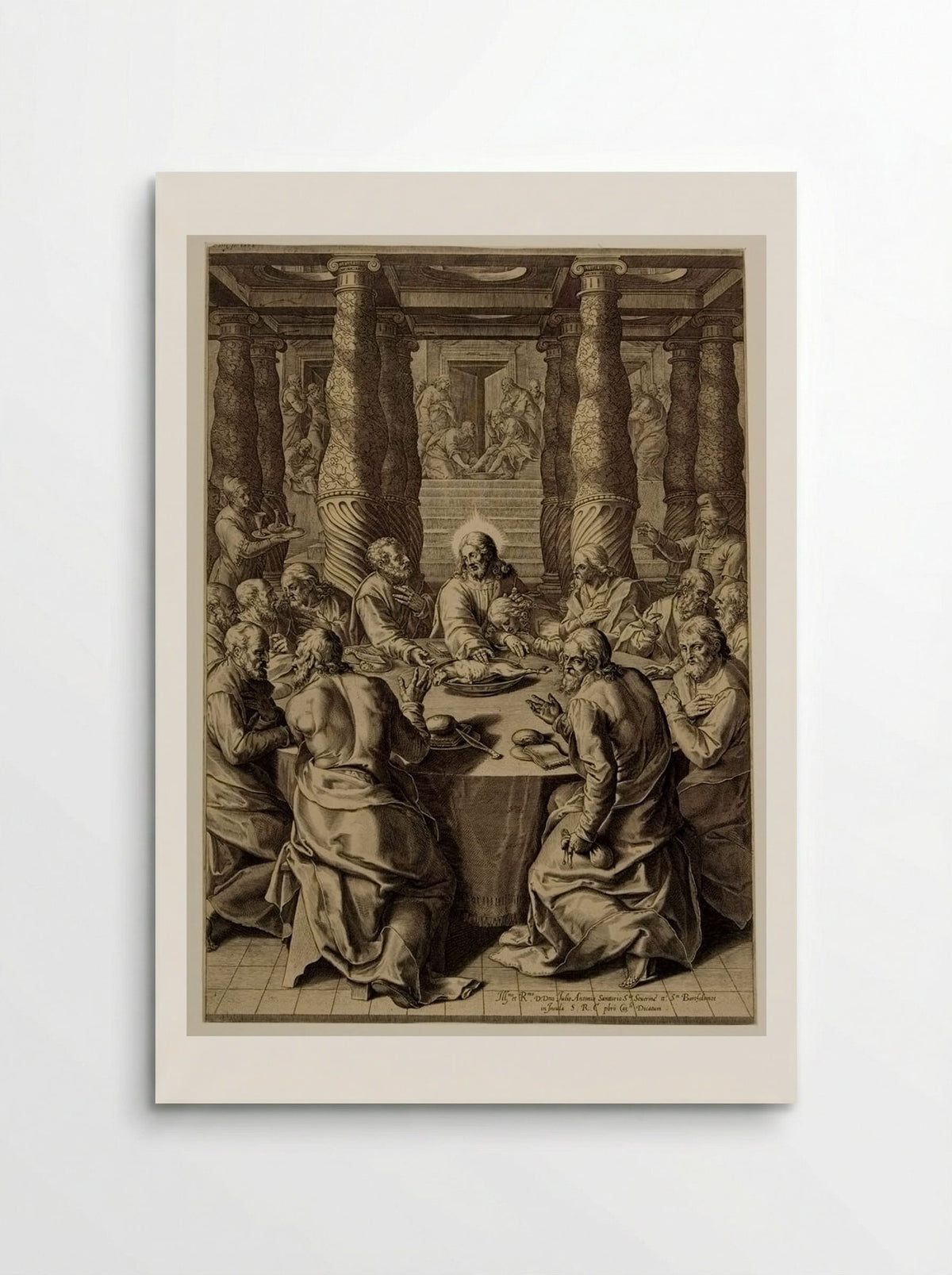 The Last Supper - Cornelis Cort - Poster