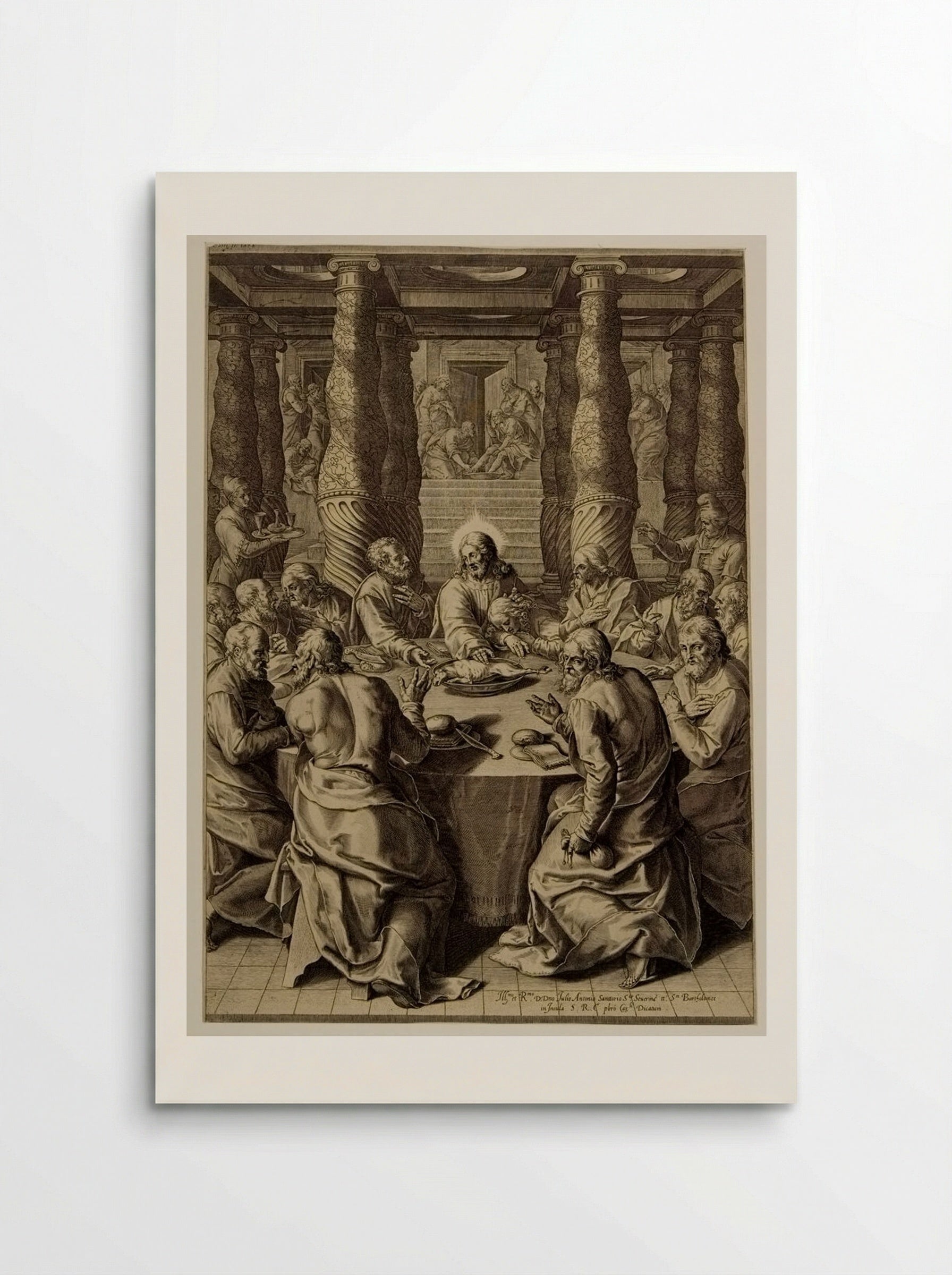 The Last Supper - Cornelis Cort - Poster