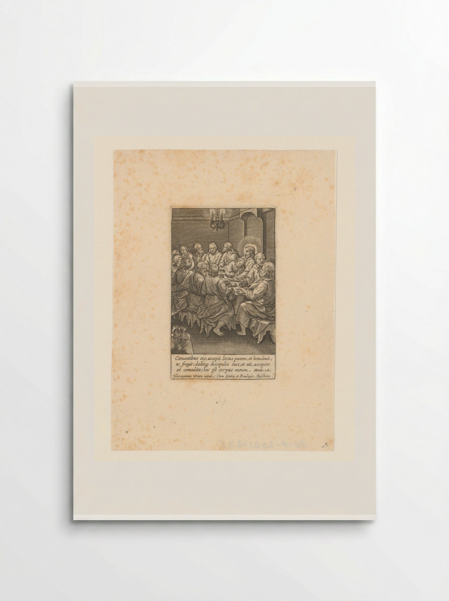 The Last Supper - Hieronymus Wierix - Poster