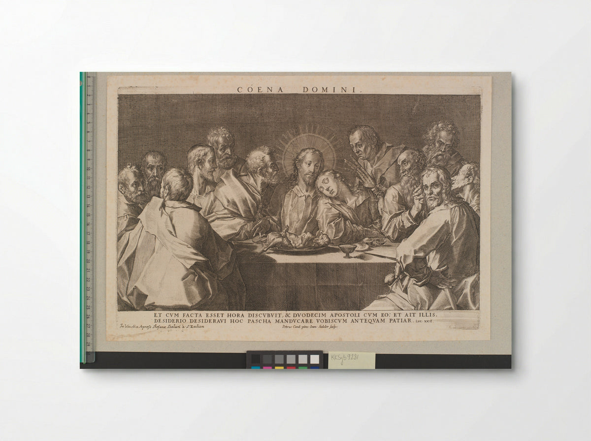 The Last Supper - Johannes Sadeler I - Poster
