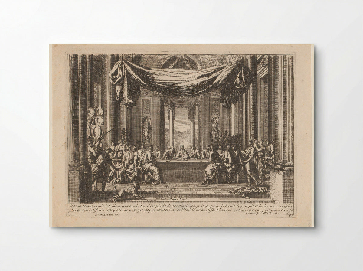 The Last Supper - François de Poilly - Poster