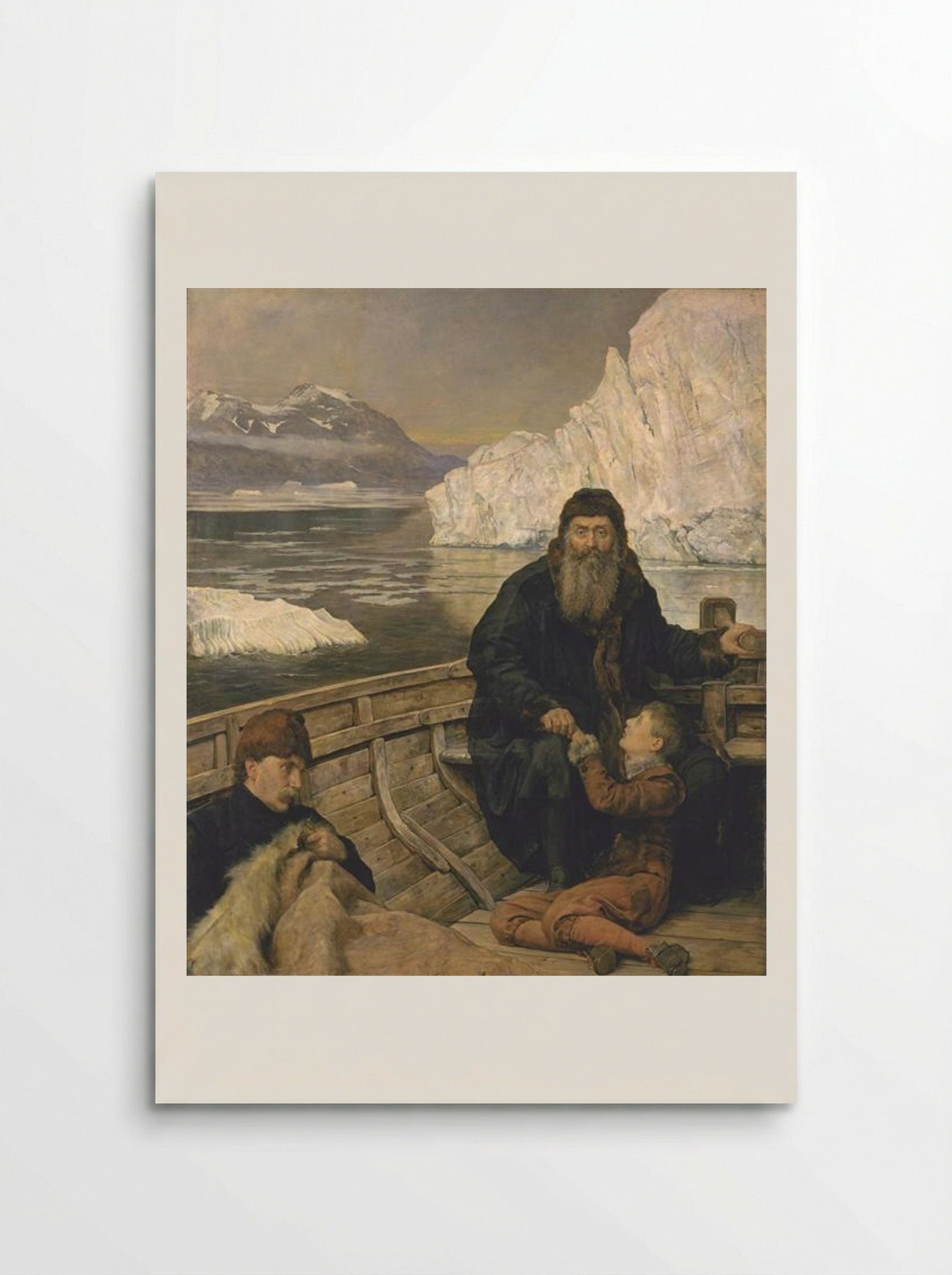 The Last Voyage of Henry Hudson - John Collier - Poster