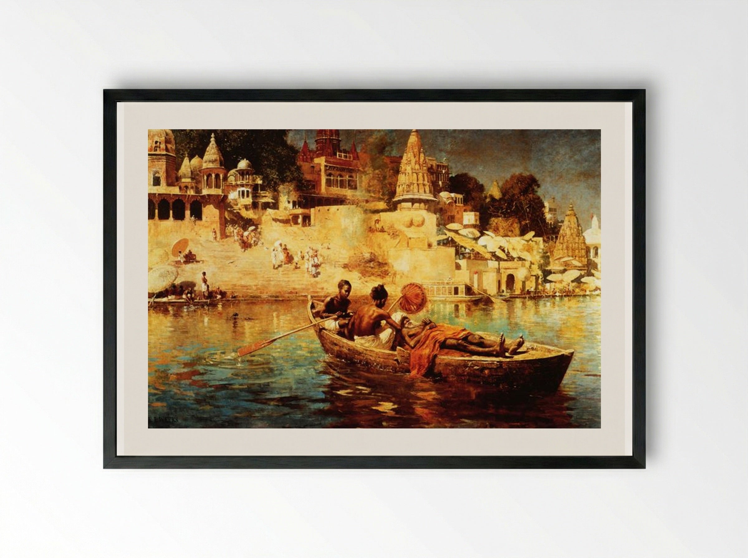 The Last Voyage - Edwin Lord Weeks - Framed Print Black