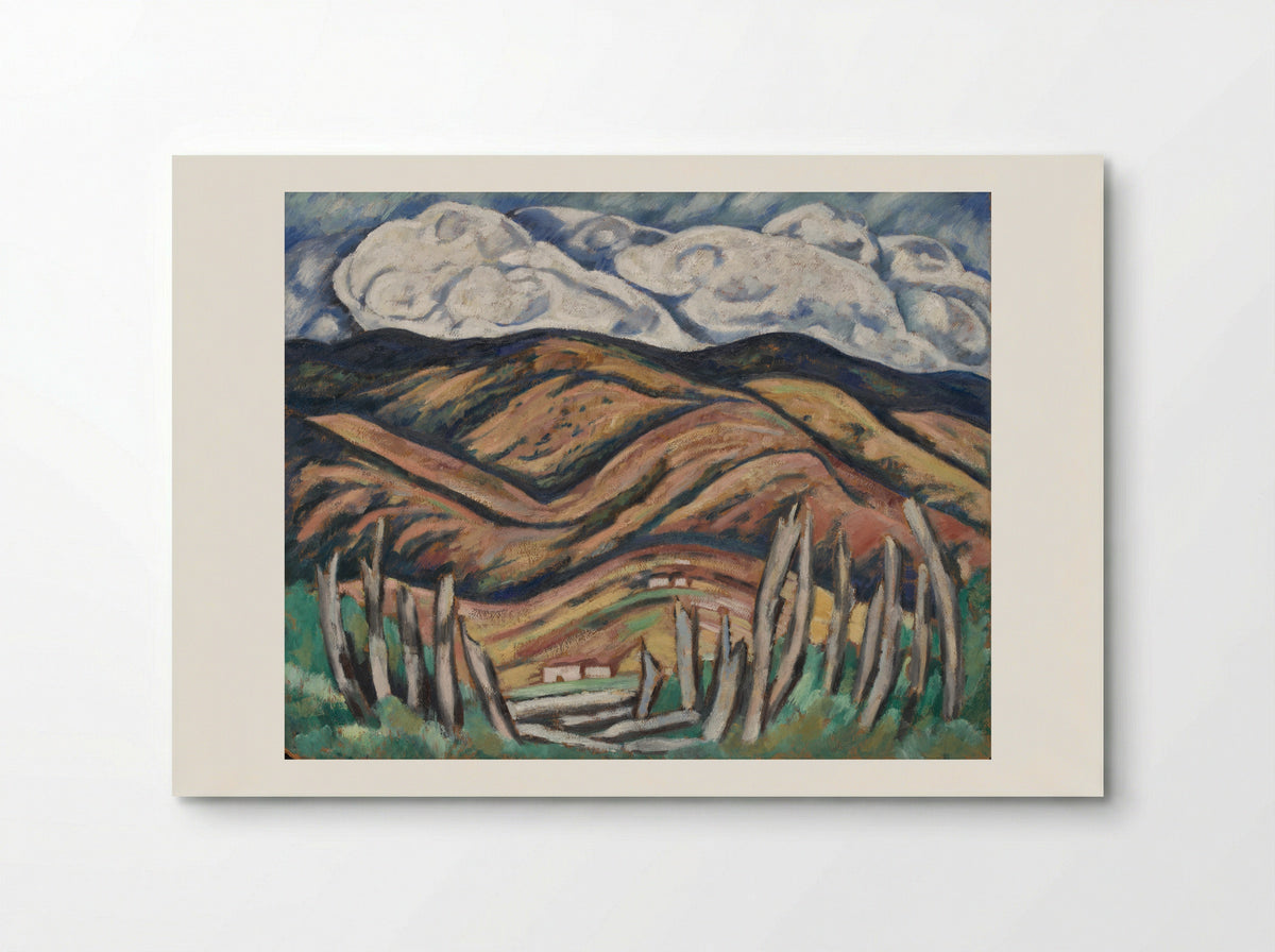 The Last of New England—The Beginning of New Mexico - Marsden Hartley - Poster