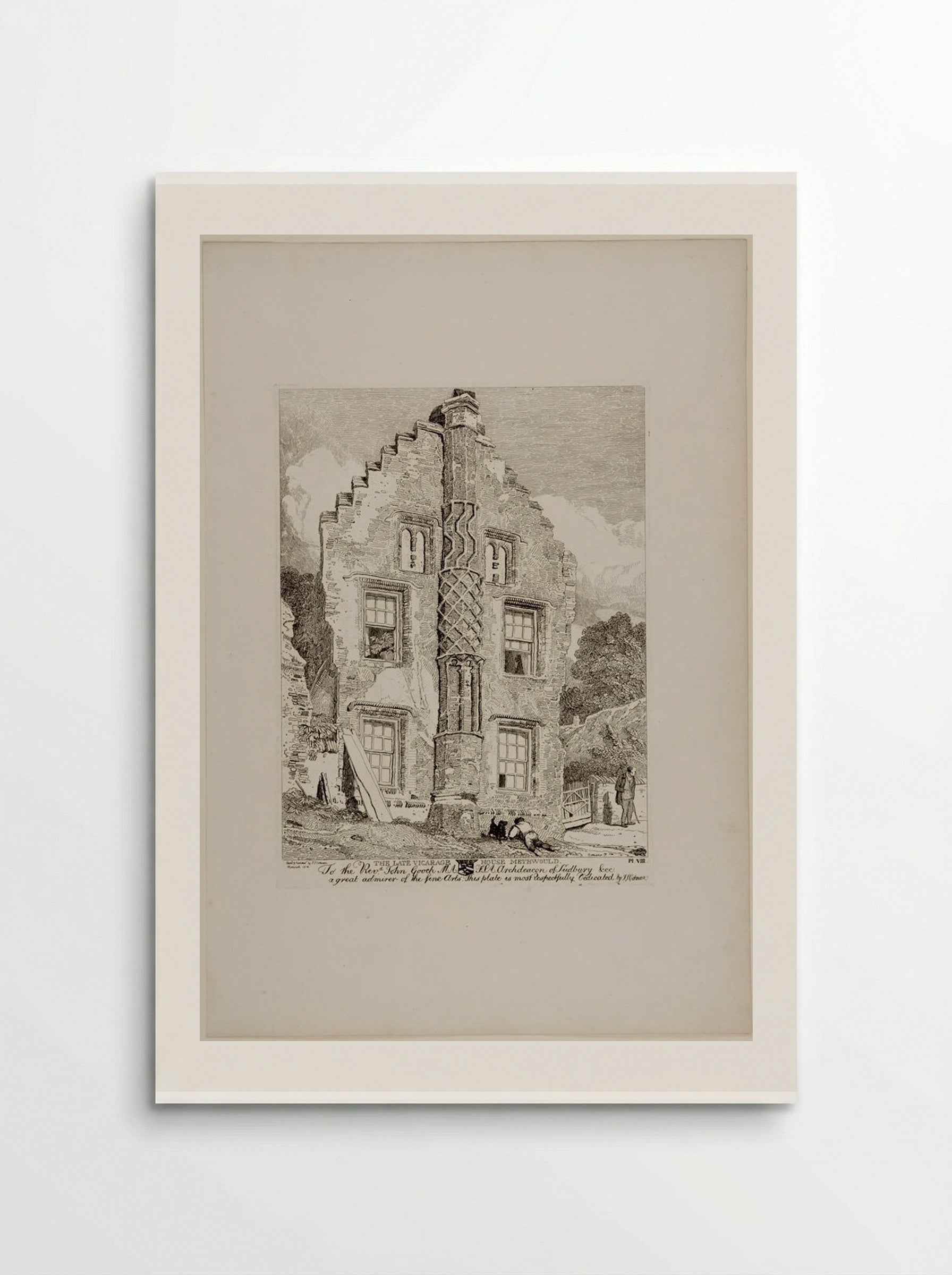 The Late Vicarage House, Methwold - John Sell Cotman - Poster