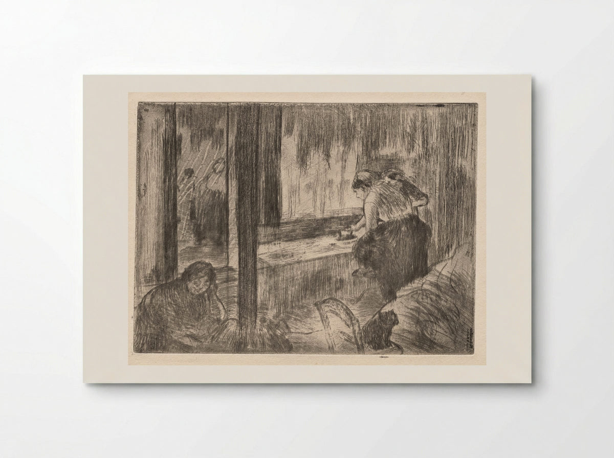 The Laundresses - Edgar Degas - Poster