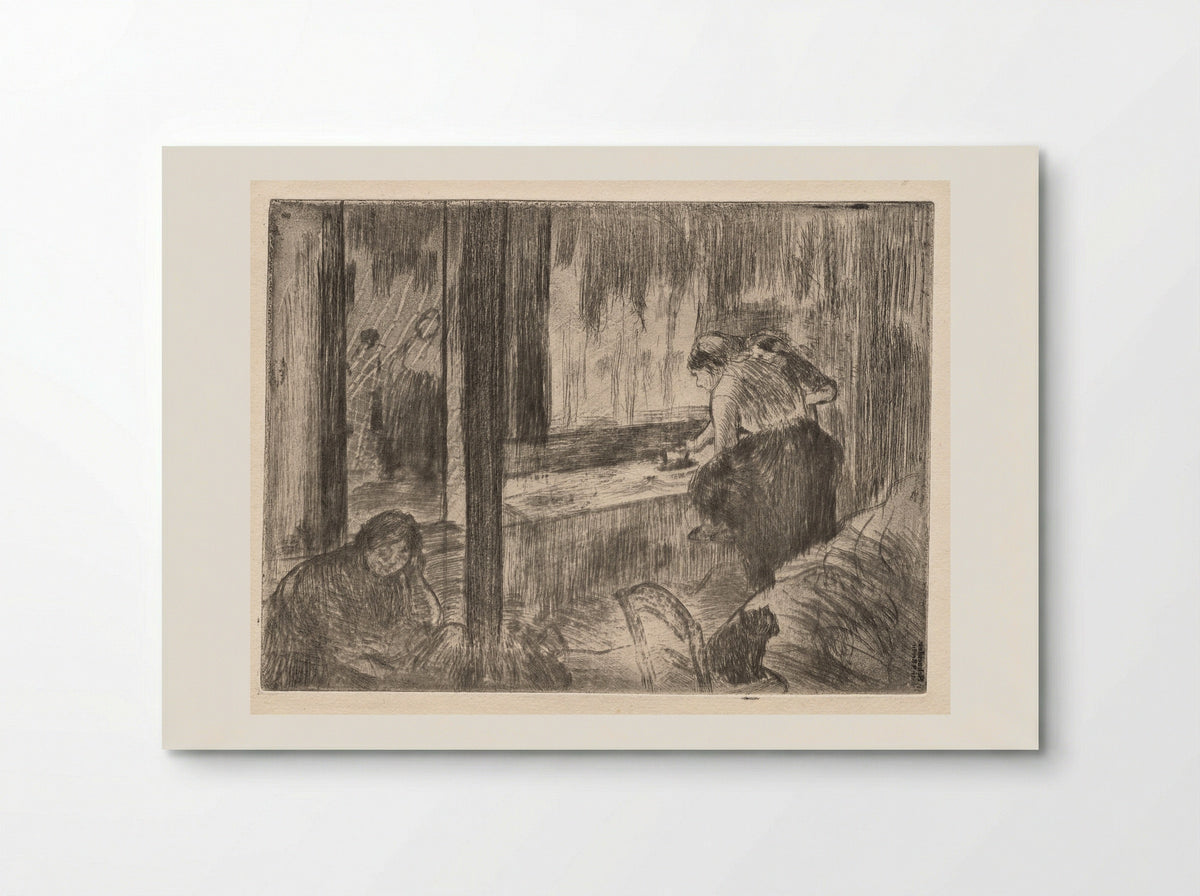 The Laundresses - Edgar Degas - Poster