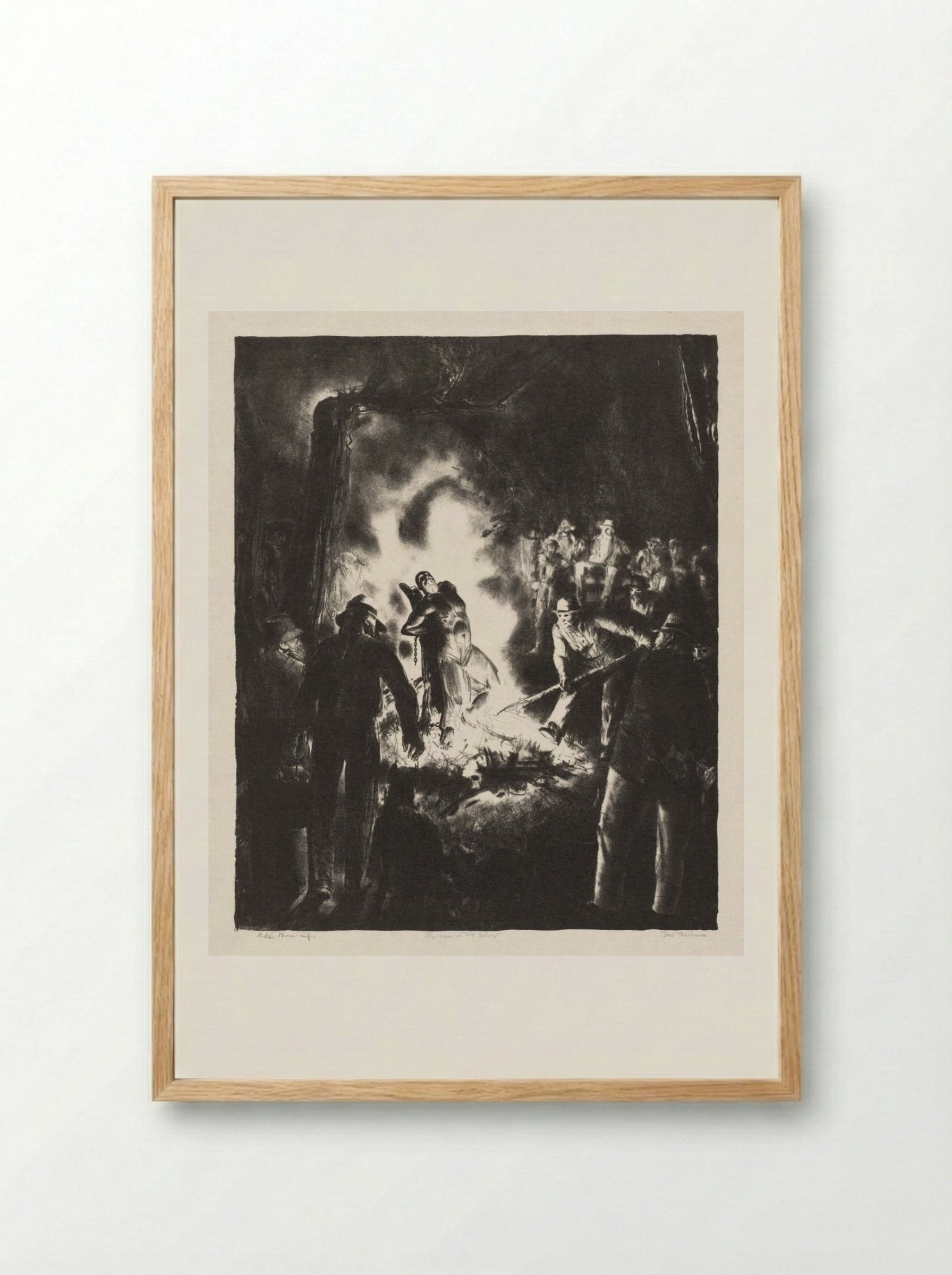 The Law is too Slow - George Bellows - Framed Print Wood