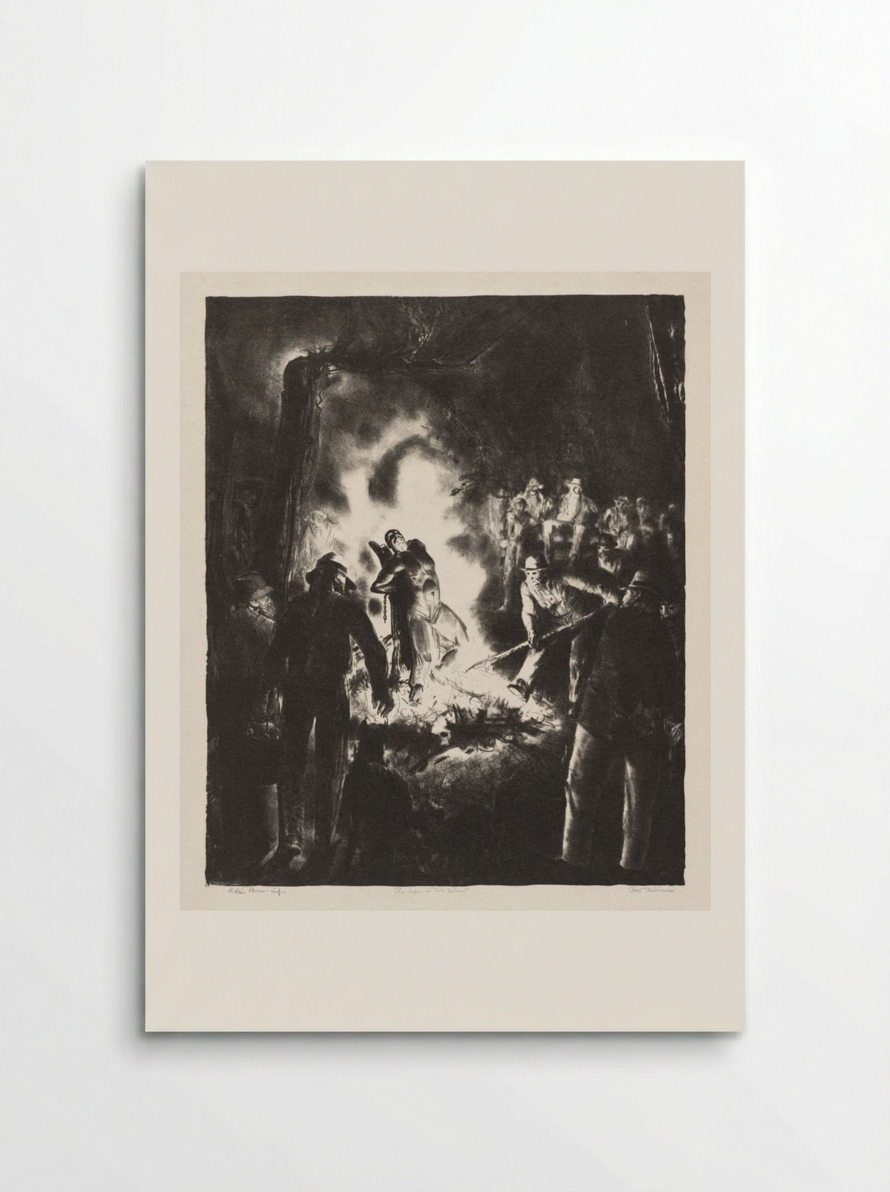 The Law is too Slow - George Bellows - Poster