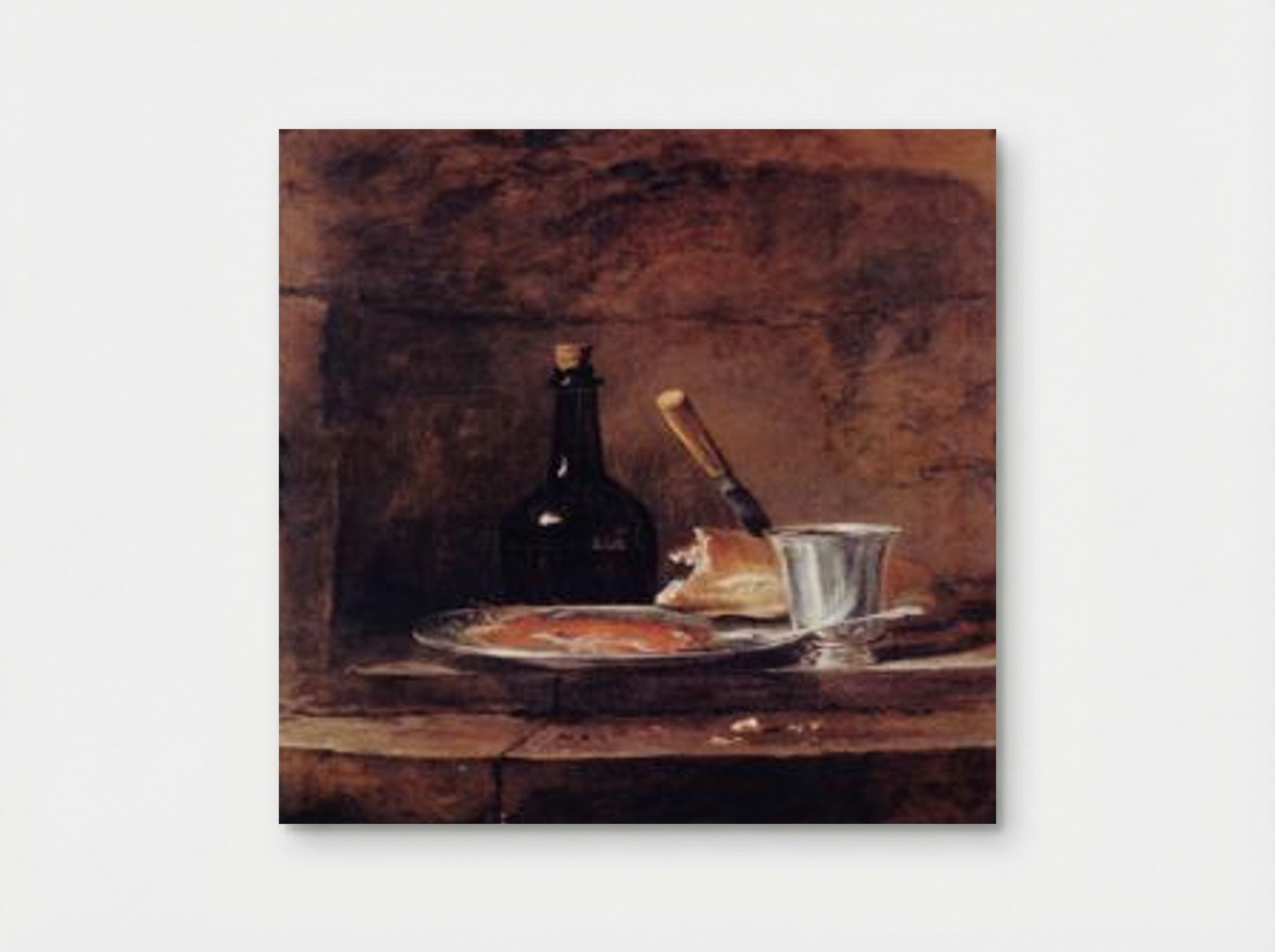 The Left Overs of a Lunch - Jean-Baptiste-Simeon Chardin - Poster