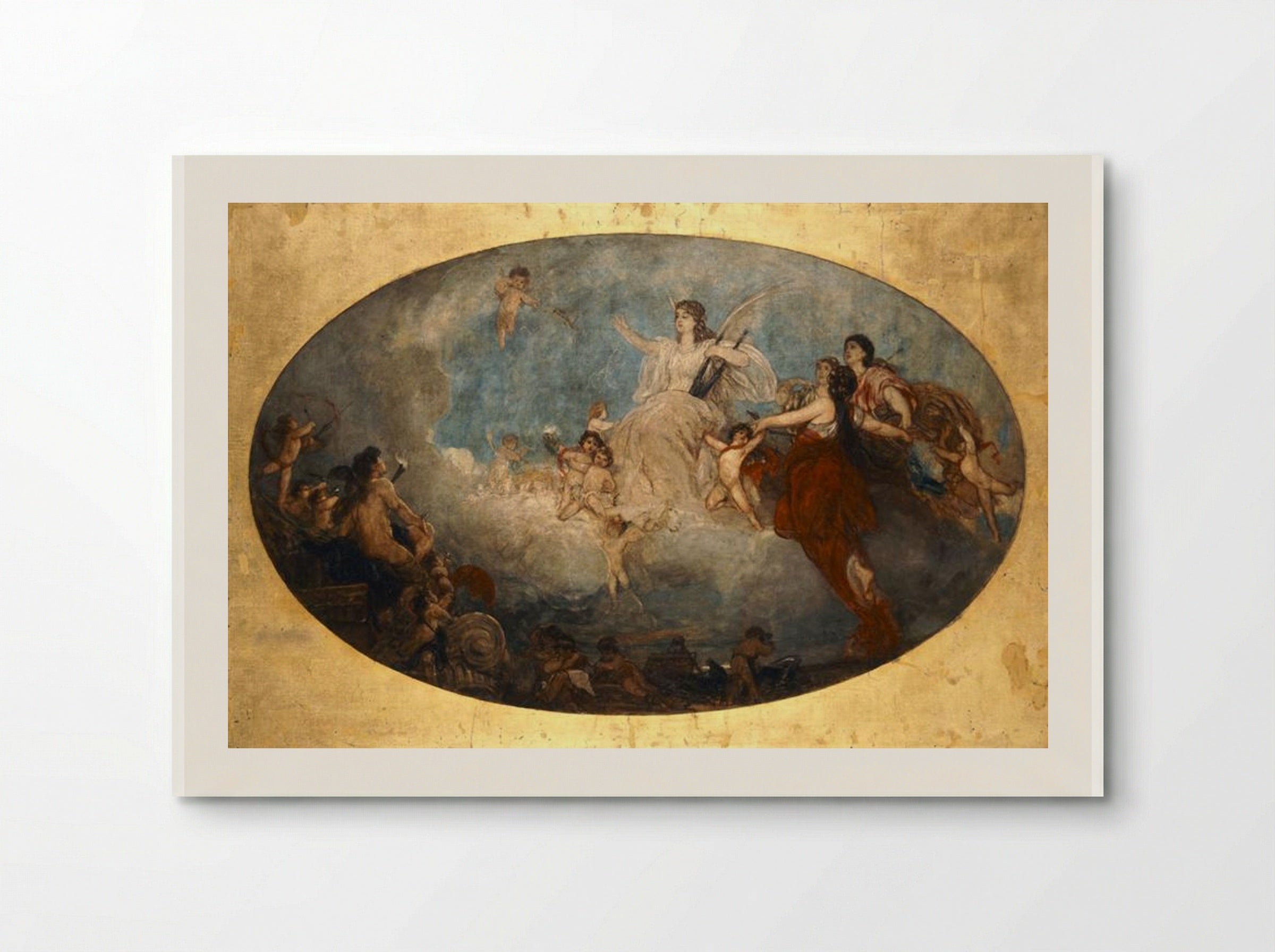 The Liberal Arts with their Spirits - Nikolaos Gyzis - Poster