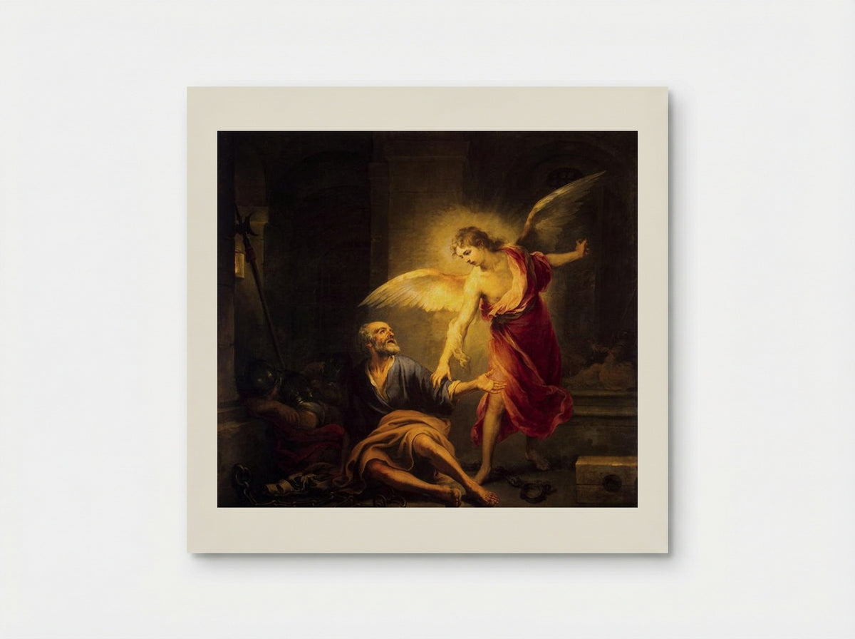 The Liberation of Saint Peter - Bartolomé Esteban Murillo - Poster