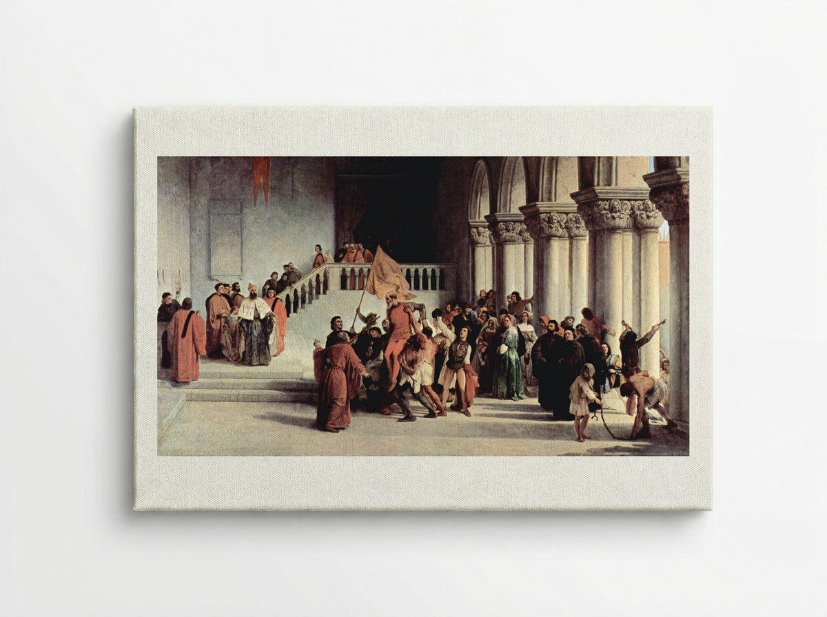 The Liberation of Vettor Pisani - Francesco Hayez - Canvas