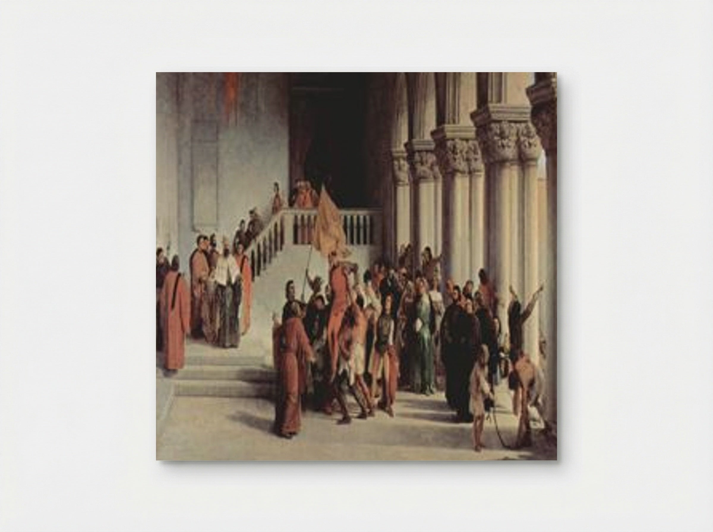 The Liberation of Vettor Pisani - Francesco Hayez - Poster