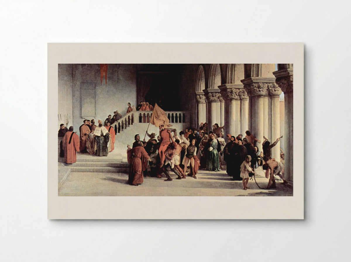 The Liberation of Vettor Pisani - Francesco Hayez - Poster