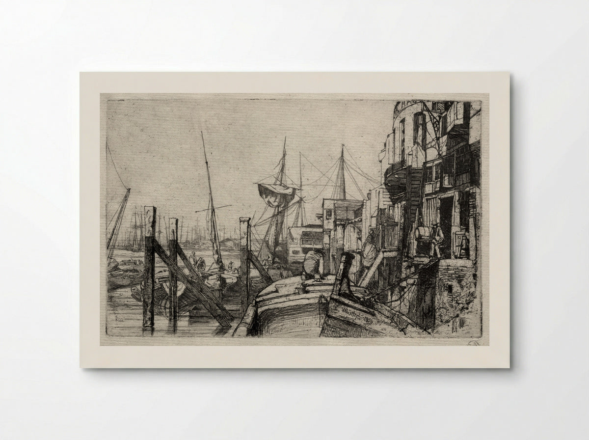The Limehouse - James McNeill Whistler - Poster