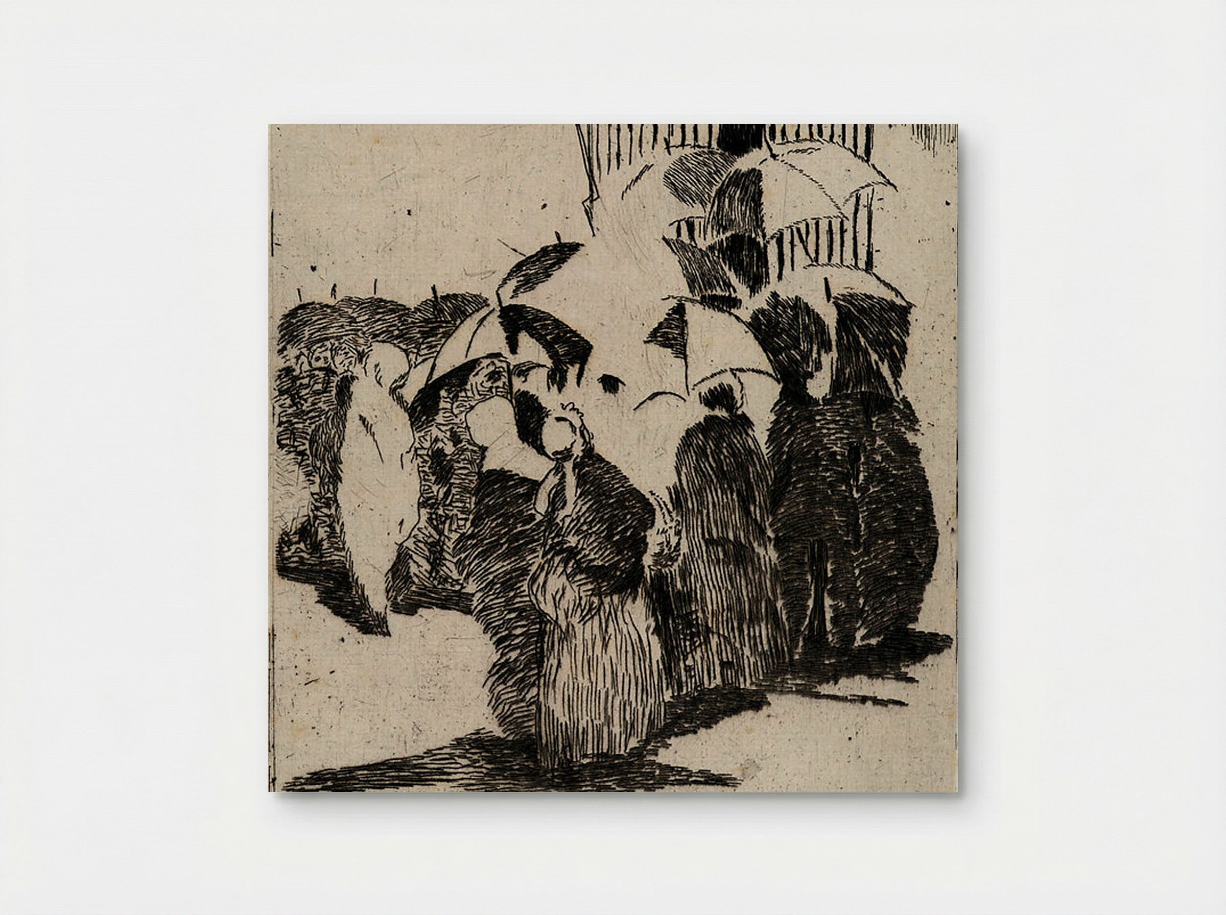 The Line at the Butcher's Shop - Édouard Manet - Poster