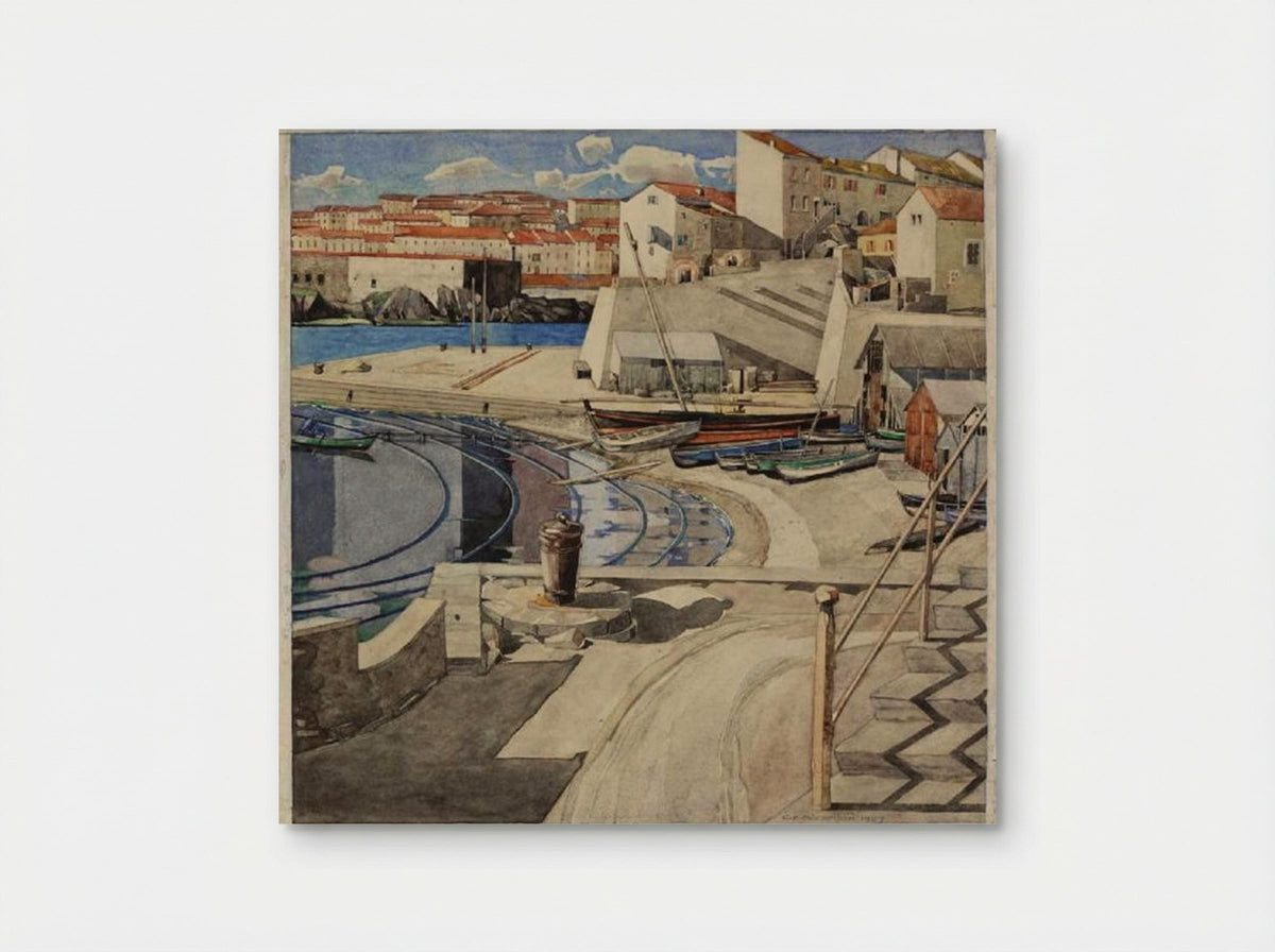 The Little Bay, Port Vendres - Charles Rennie Mackintosh - Poster