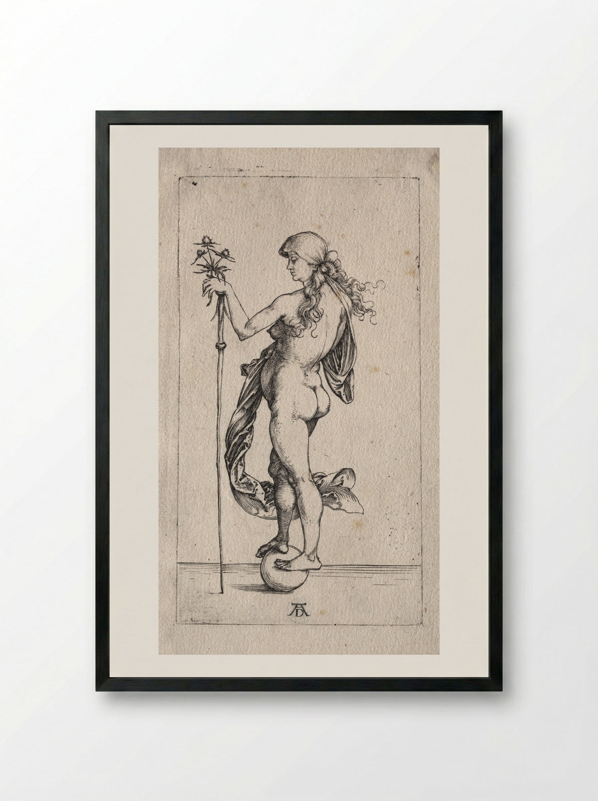 The Little Fortune - Albrecht Dürer - Framed Print Black
